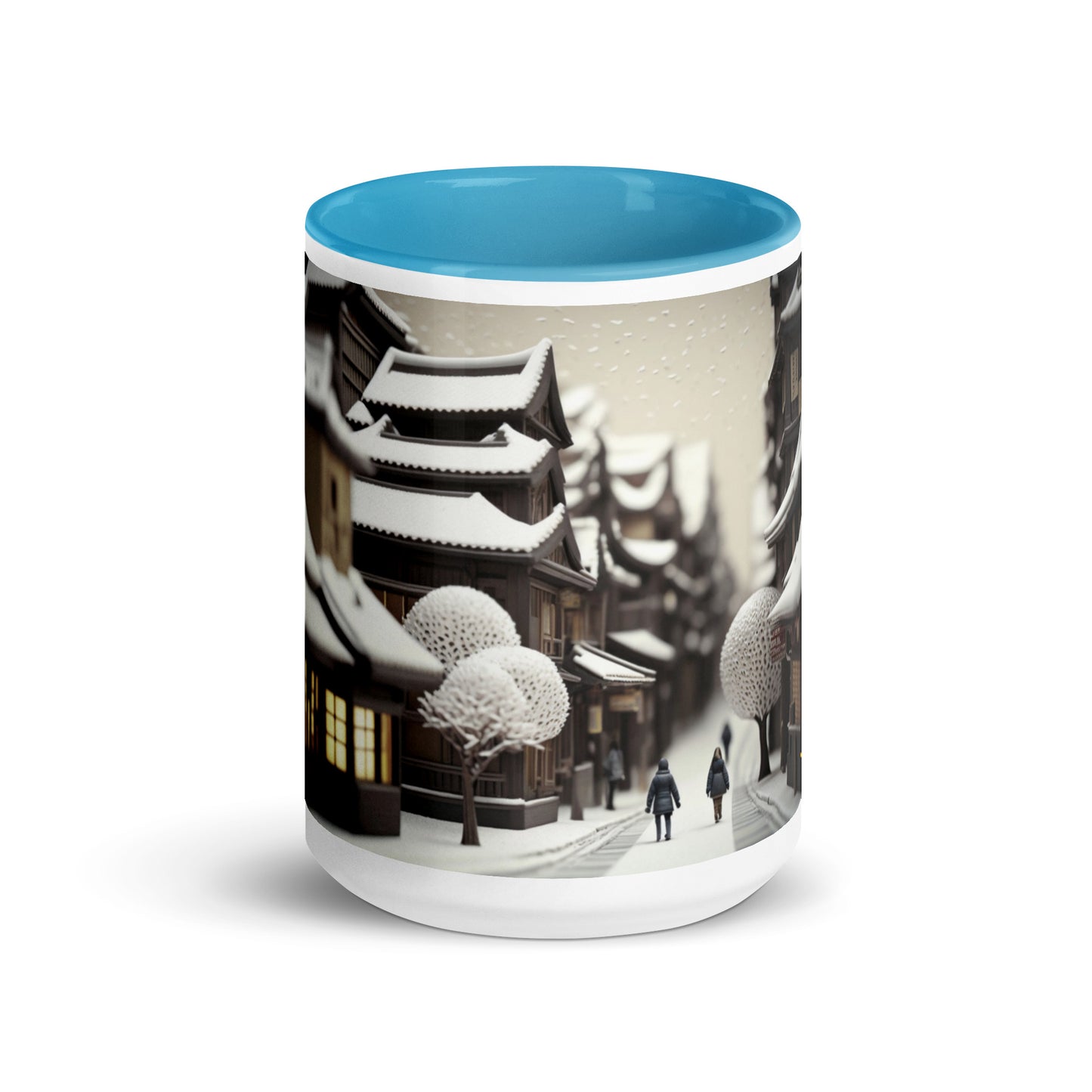 Asian Snow Series Print #7 - Mug with Color Inside