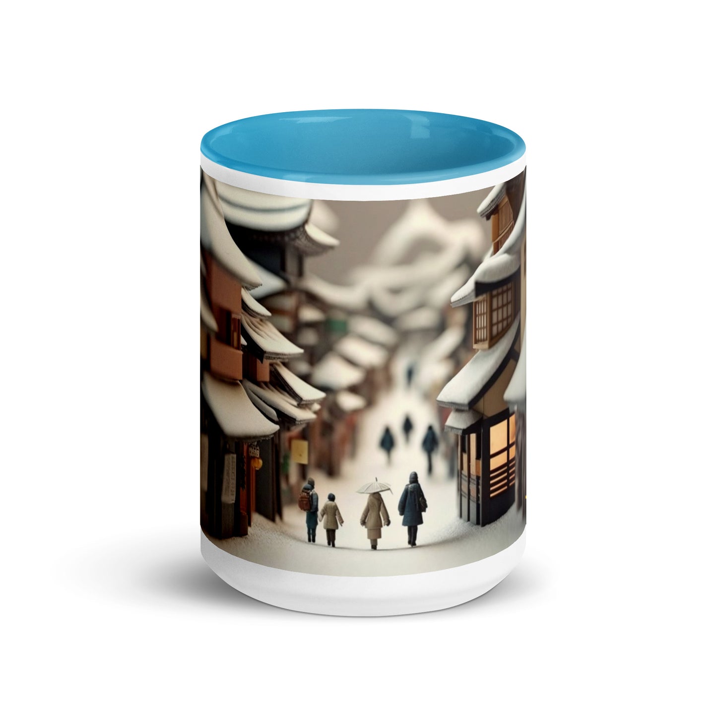 Asian Snow Series Print #6 - Mug with Color Inside