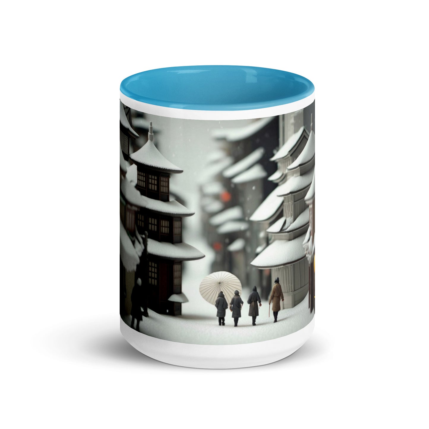 Asian Snow Series Print #3 - Mug with Color Inside