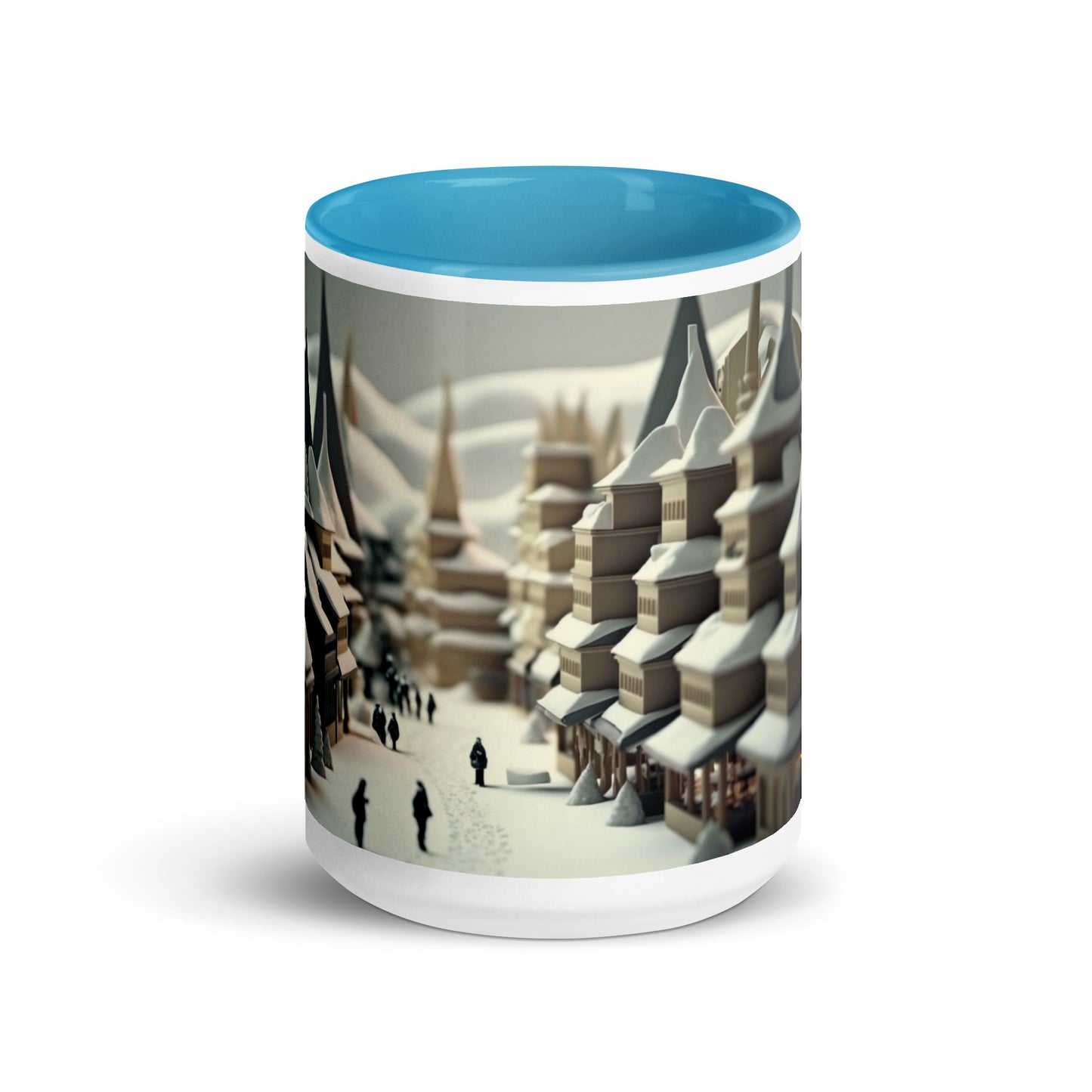 Asian Snow Series Print #1 - Mug with Color Inside