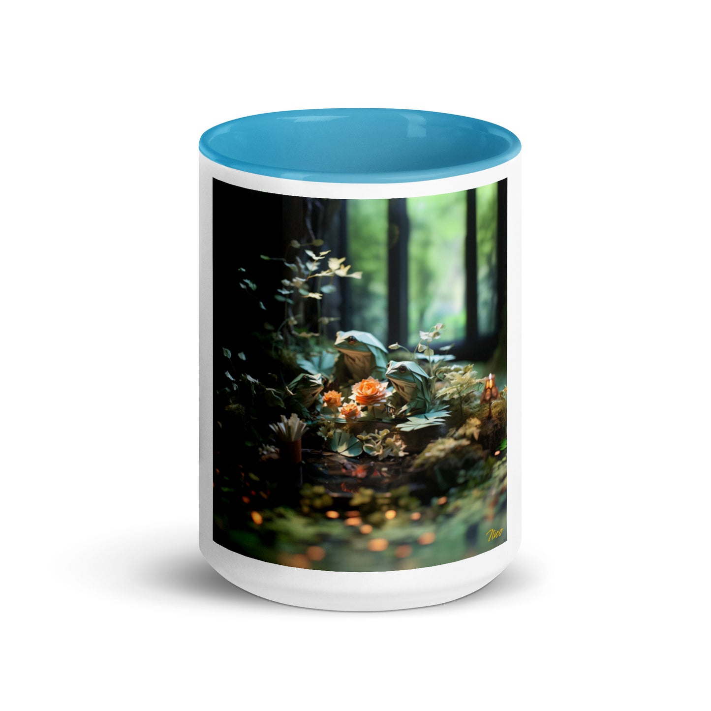 Relaxing By The Brook Series Print #1 - Mug with Color Inside