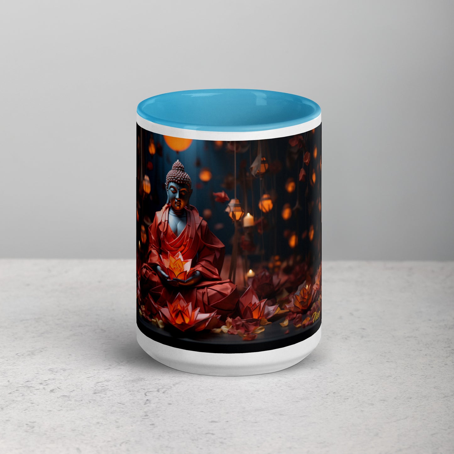 Ascending Buddha Series Print #2 - Mug with Color Inside