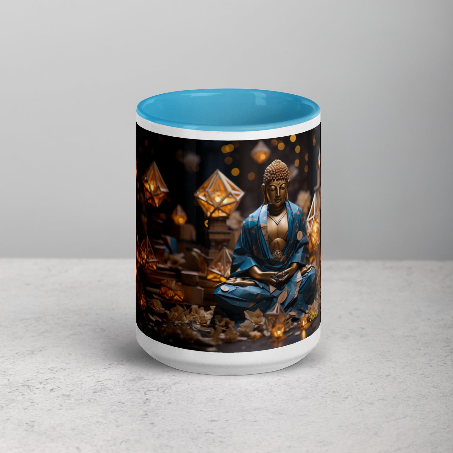 Ascending Buddha Series Print #3 - Mug with Color Inside