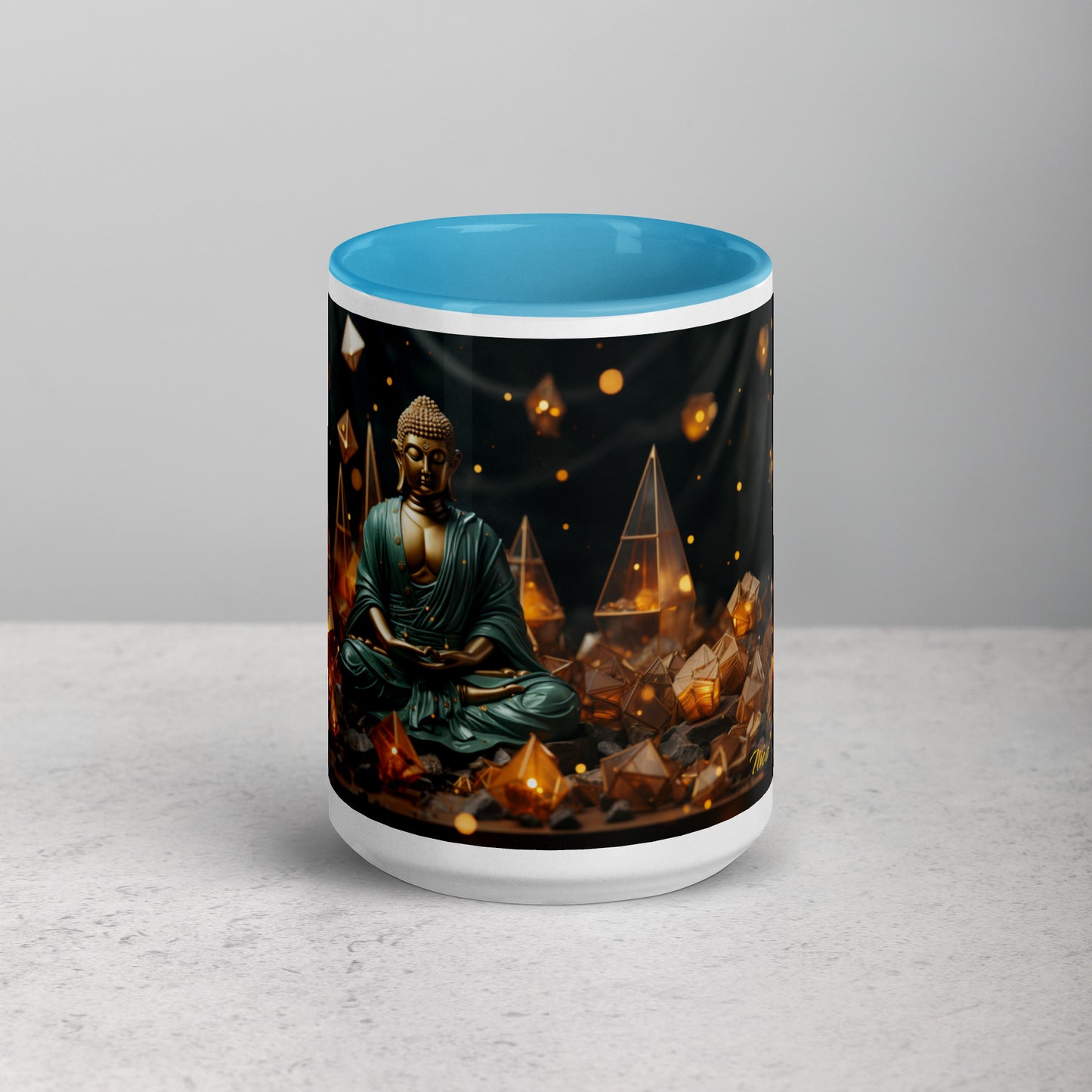 Ascending Buddha Series Print #4 - Mug with Color Inside