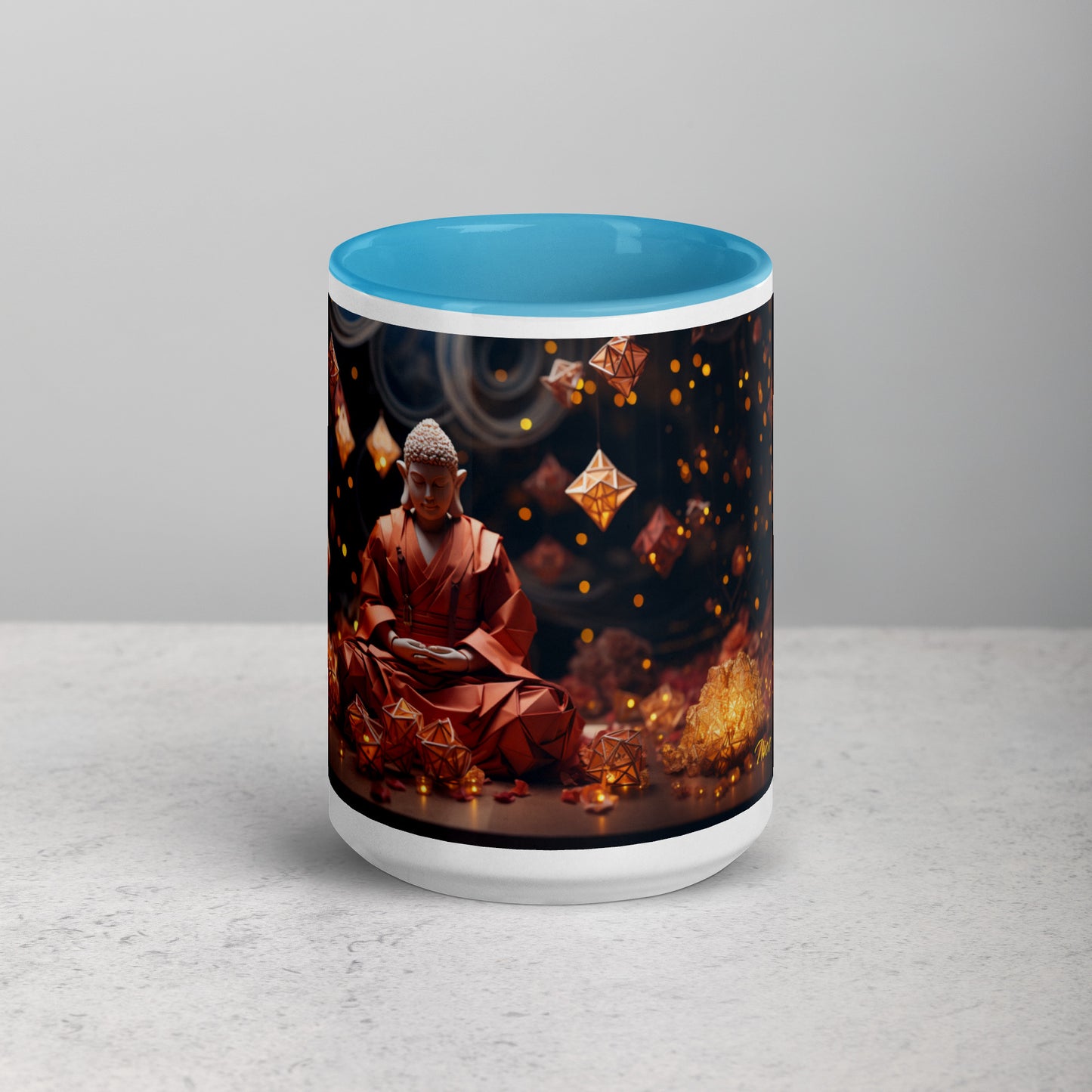 Ascending Buddha Series Print #7 - Mug with Color Inside