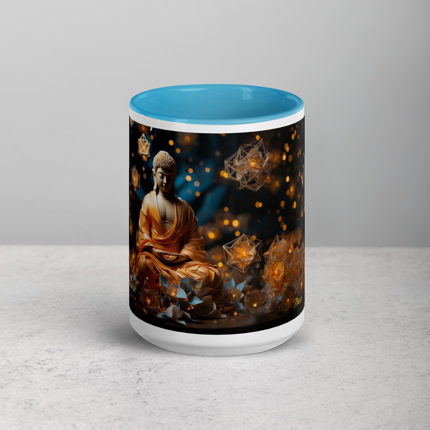 Ascending Buddha Series Print #8 - Mug with Color Inside