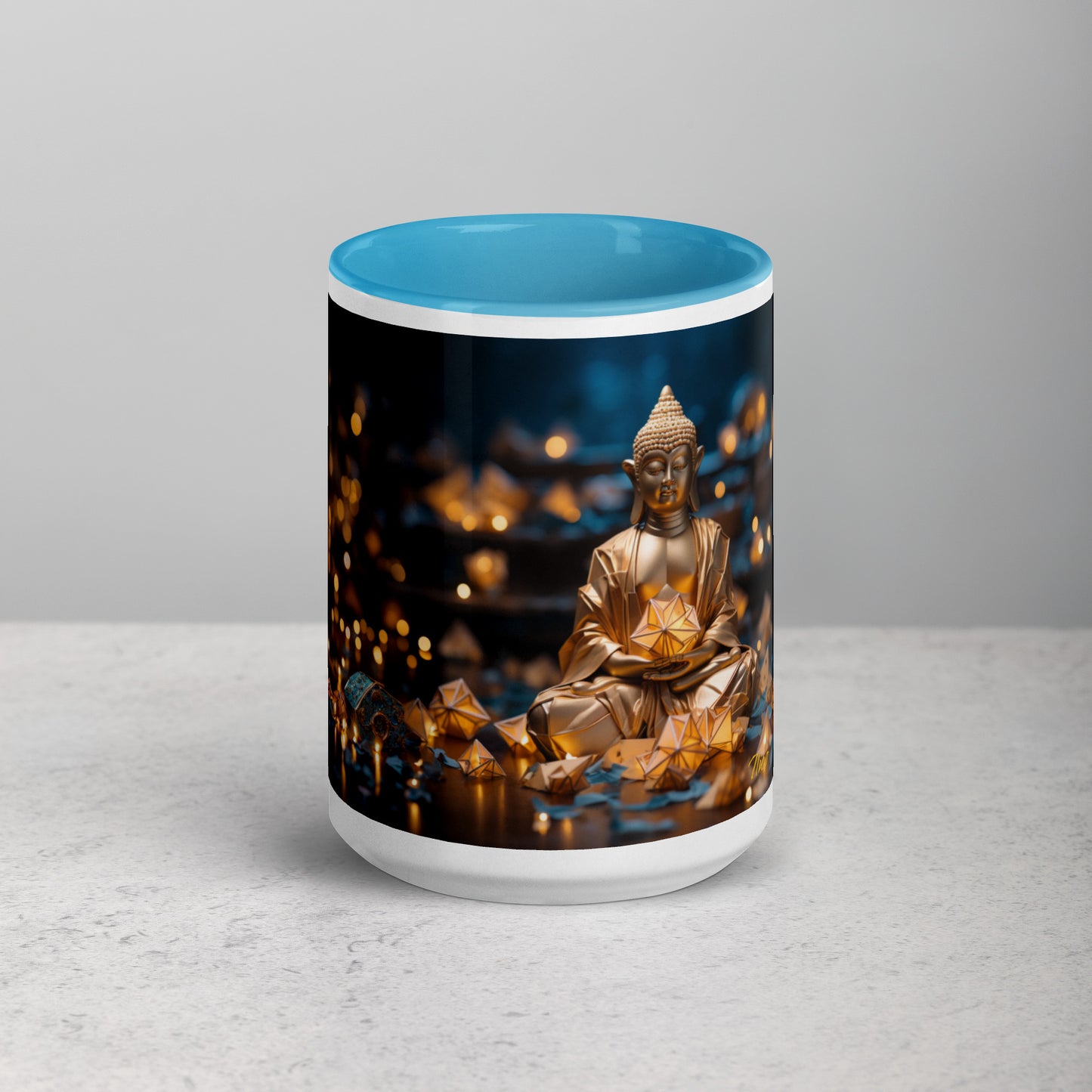 Ascending Buddha Series Print #9 - Mug with Color Inside