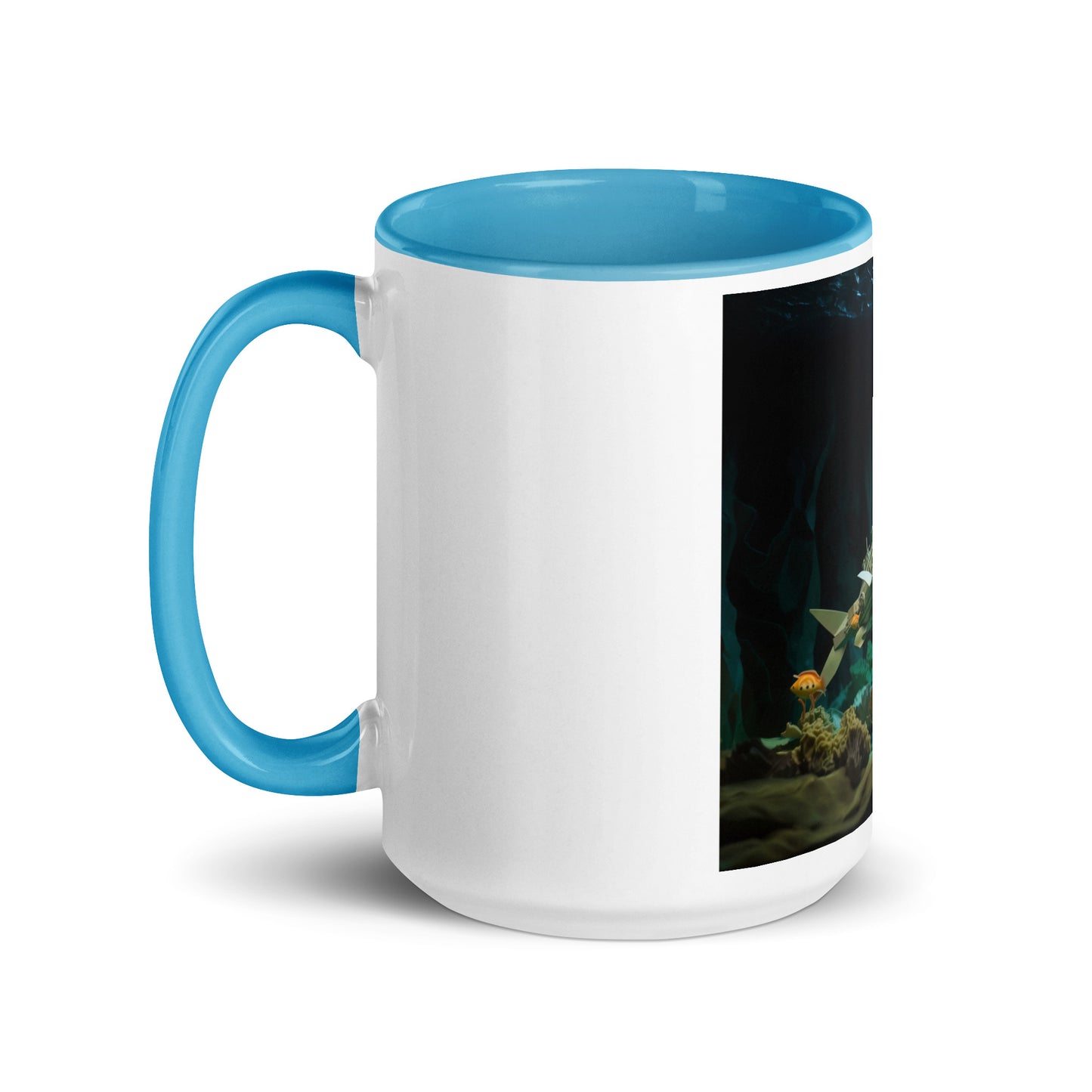 20,000 Leagues Under The Sea Series Print #8 - Mug with Color Inside