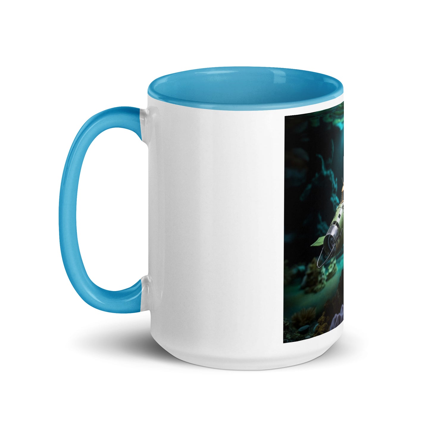 20,000 Leagues Under The Sea Series Print #10 - Mug with Color Inside