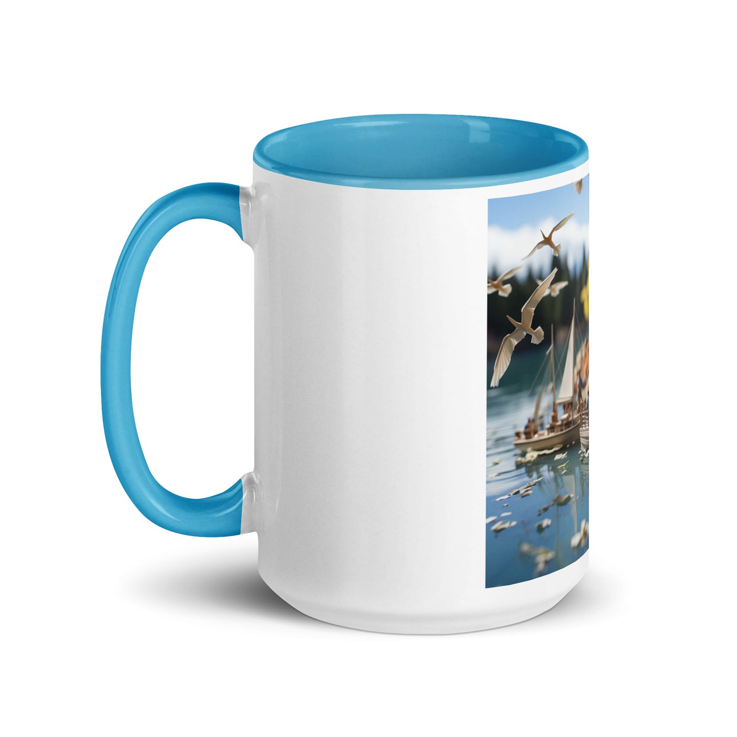 On The Docks By The Bay Series Print #8 - Mug with Color Inside