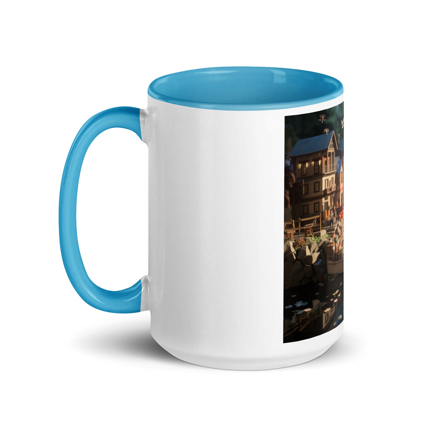 On The Docks By The Bay Series Print #7 - Mug with Color Inside