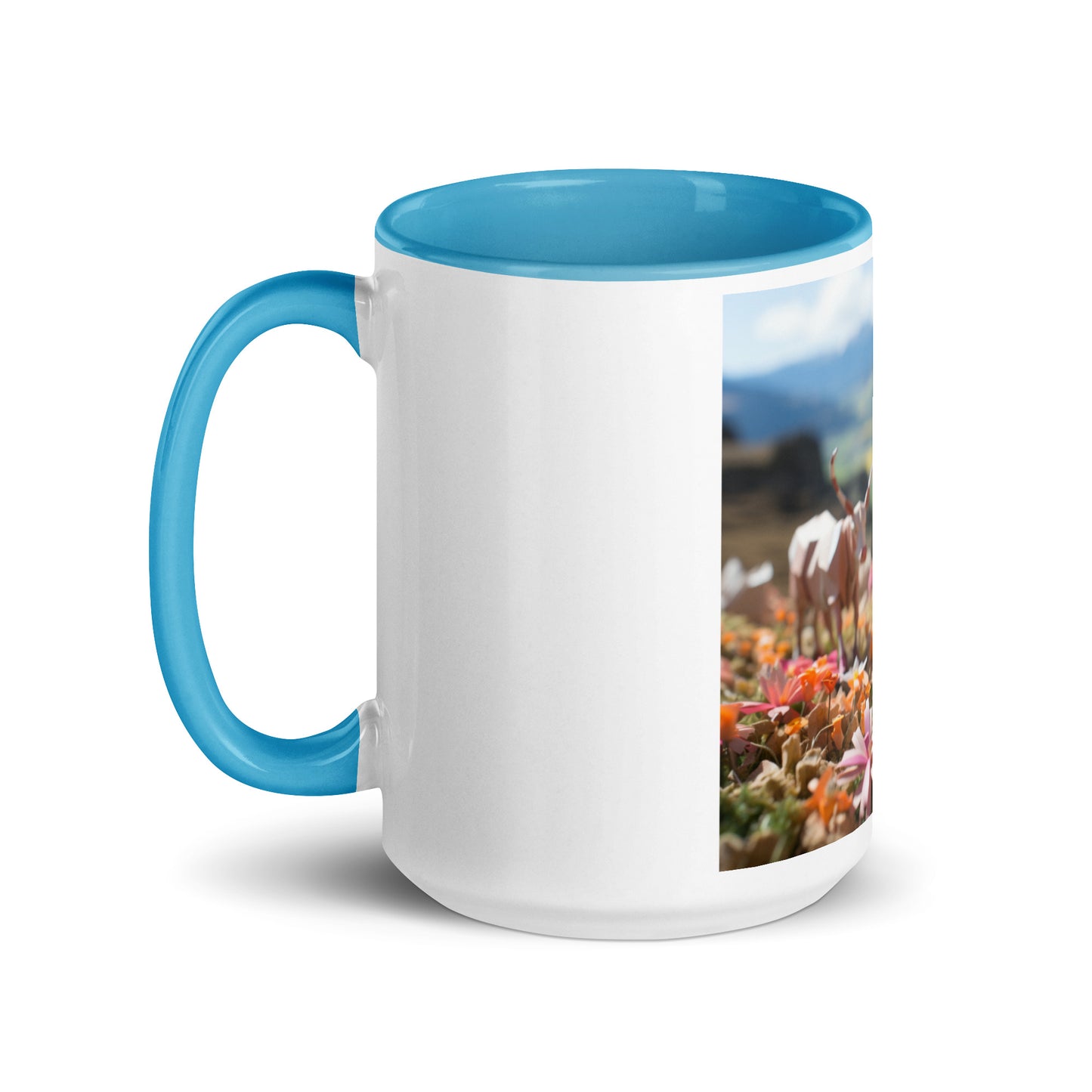 Meadow By The Farm Series Print #1 - Mug with Color Inside