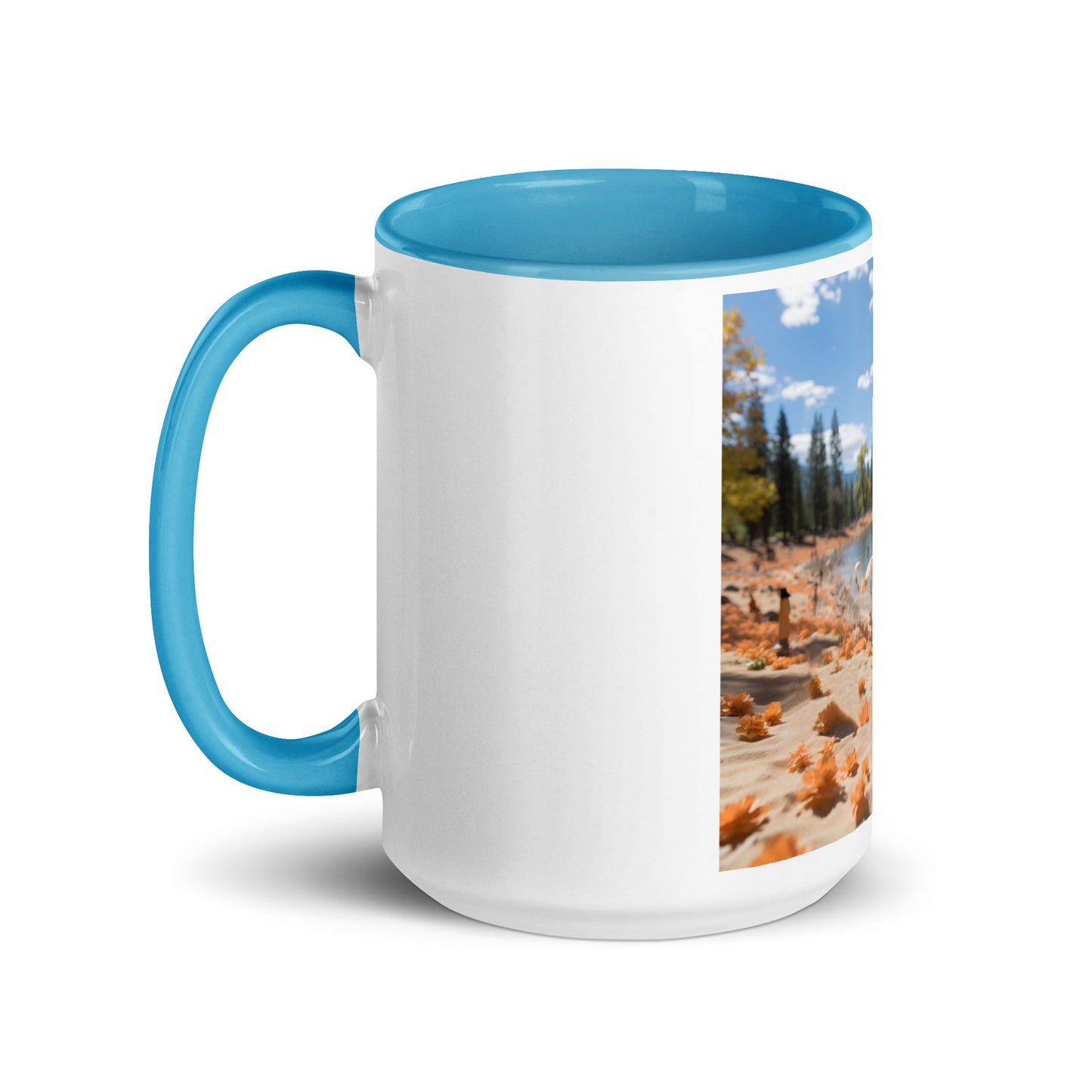 Atop The Mountain Lakeshore Series Print #8 - Mug with Color Inside