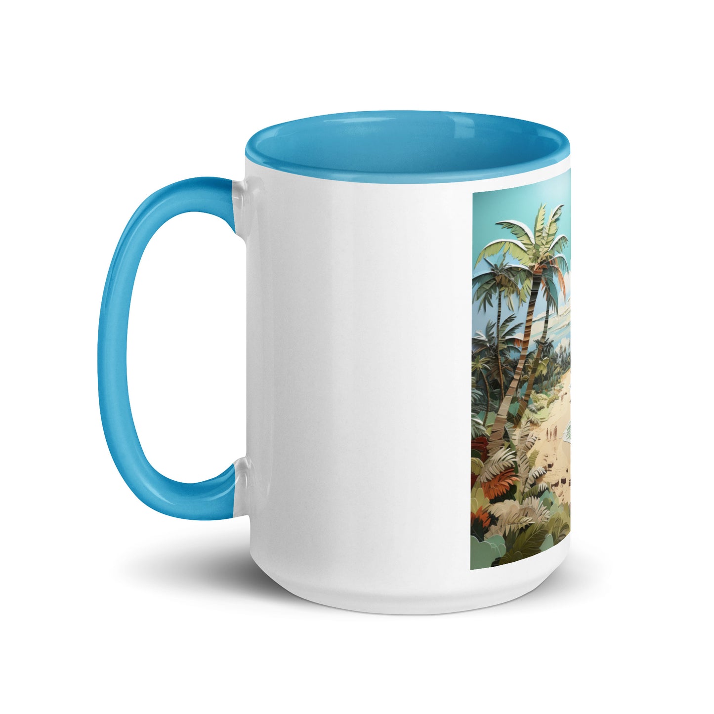 By The Seaside Series Print #2 - Mug with Color Inside