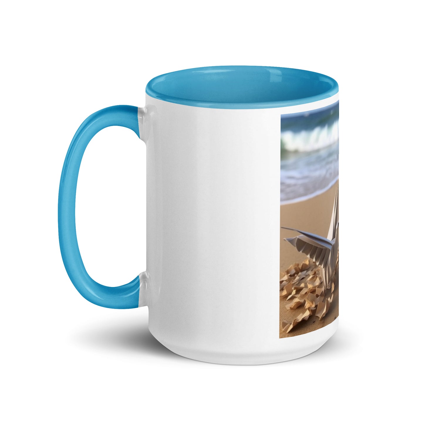 By The Seaside Series Print #1 - Mug with Color Inside