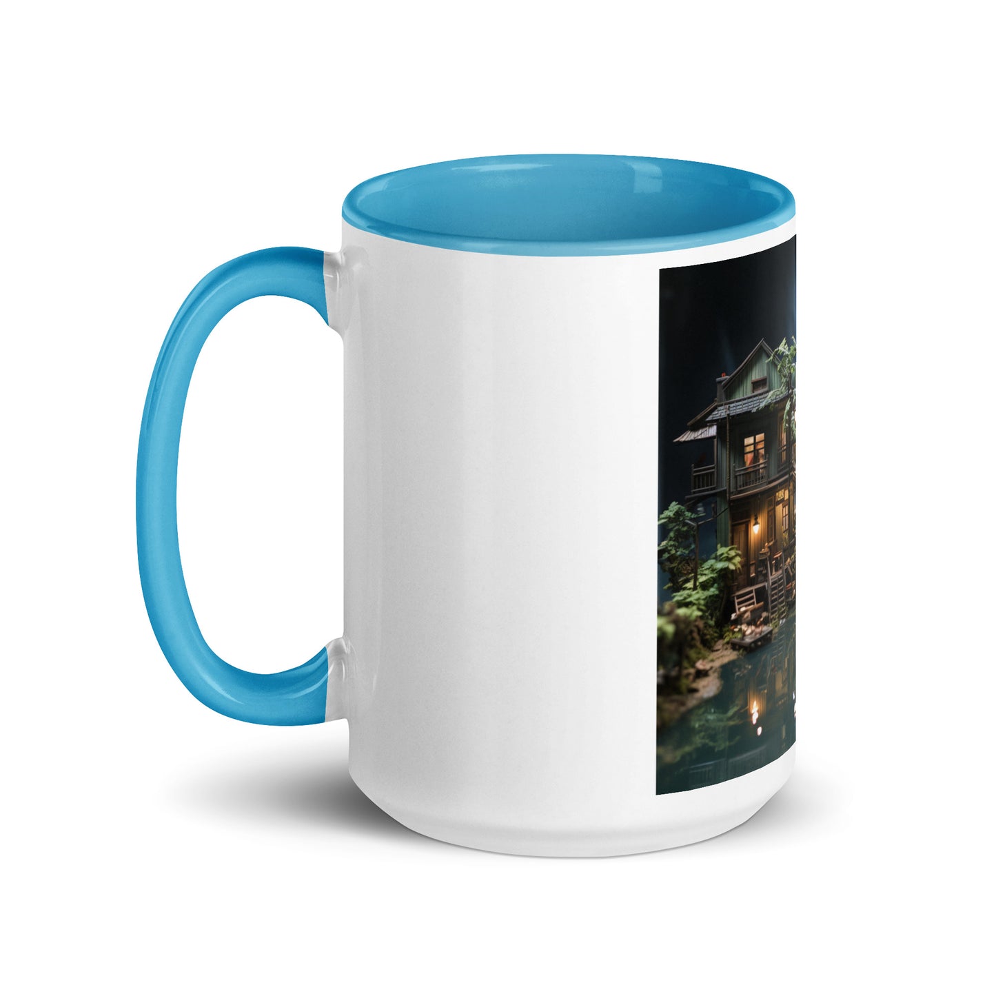 Born On A Bayou Series Print #3 - Mug with Color Inside