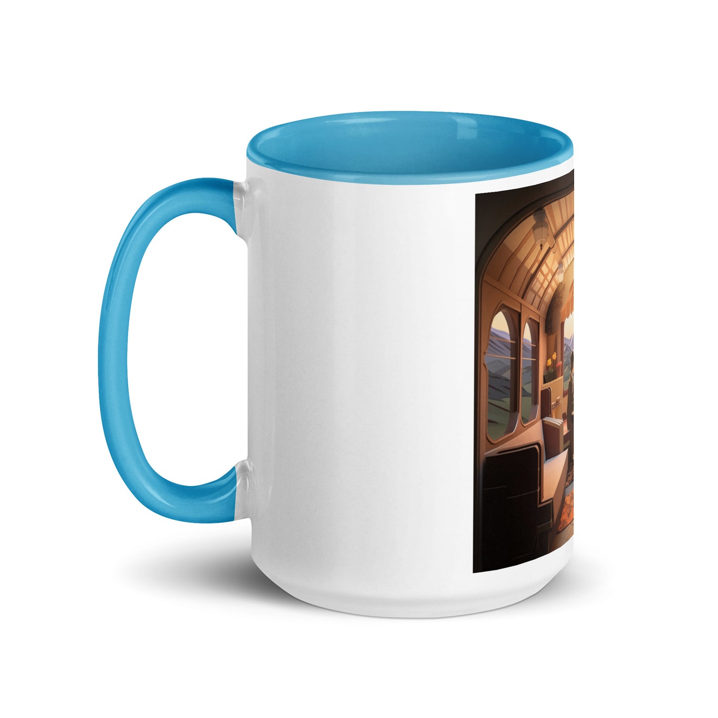 Orient Express Series Print #10 - Mug with Color Inside