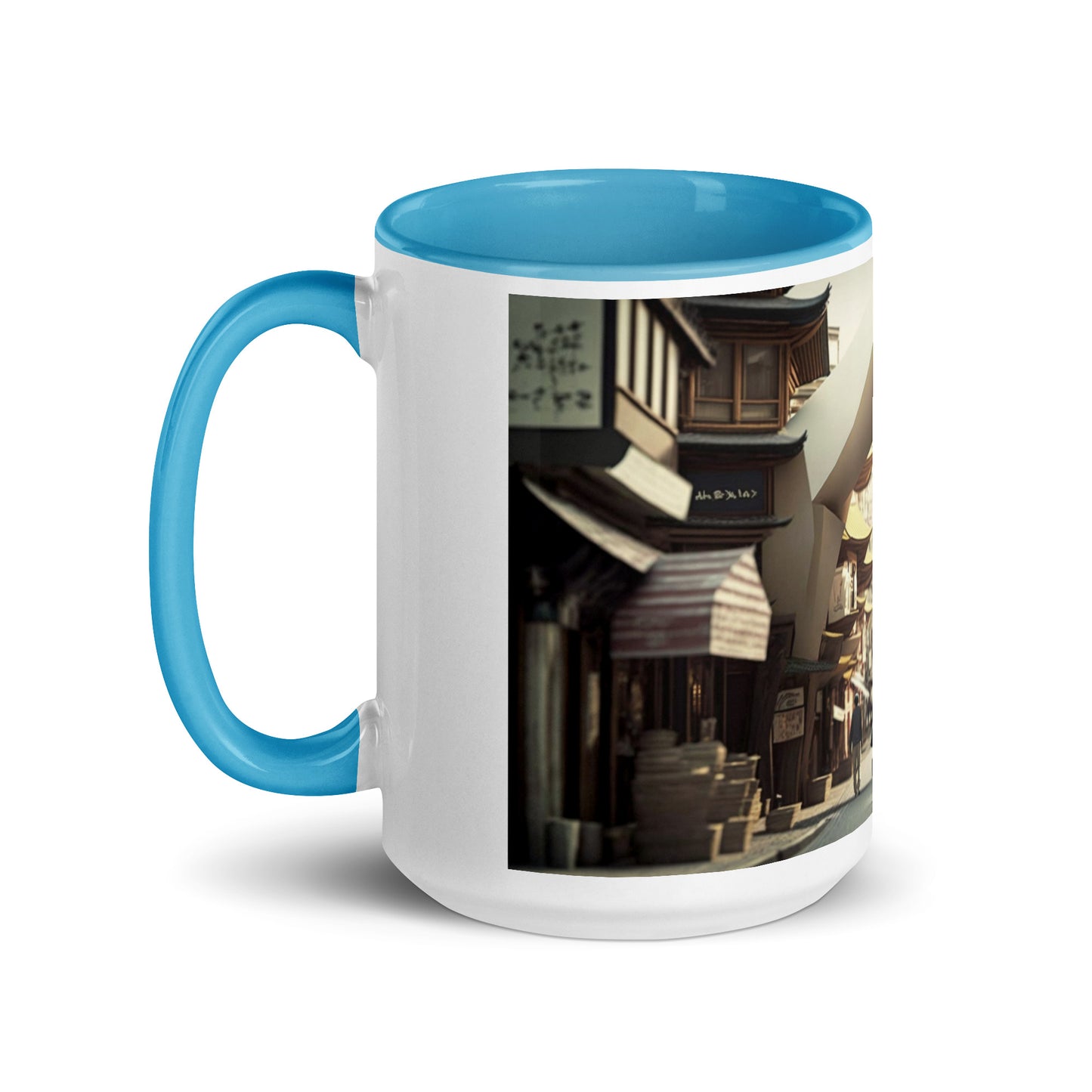 Via The Metropolis Series Print #8 - Mug with Color Inside