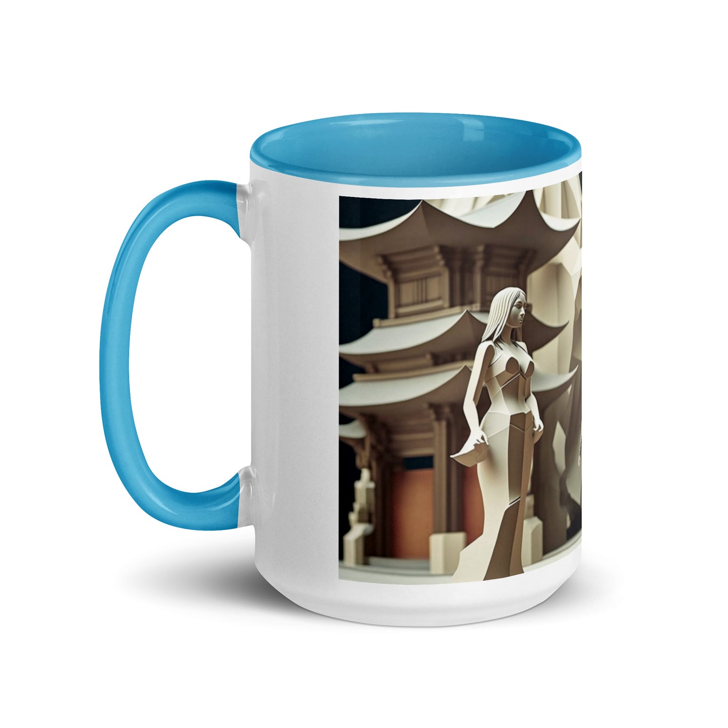 Via The Metropolis Series Print #2 - Mug with Color Inside