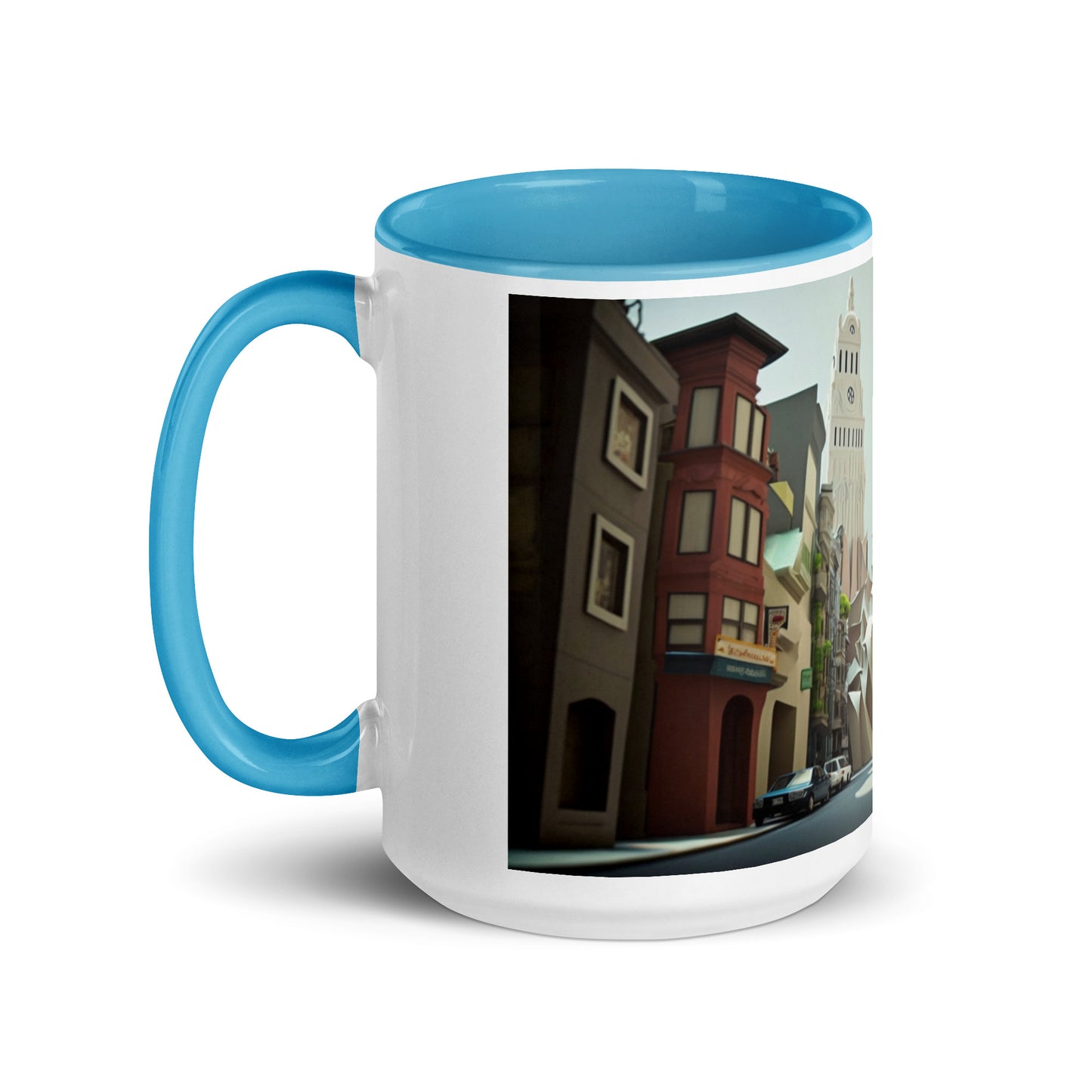 Via The Metropolis Series Print #1 - Mug with Color Inside