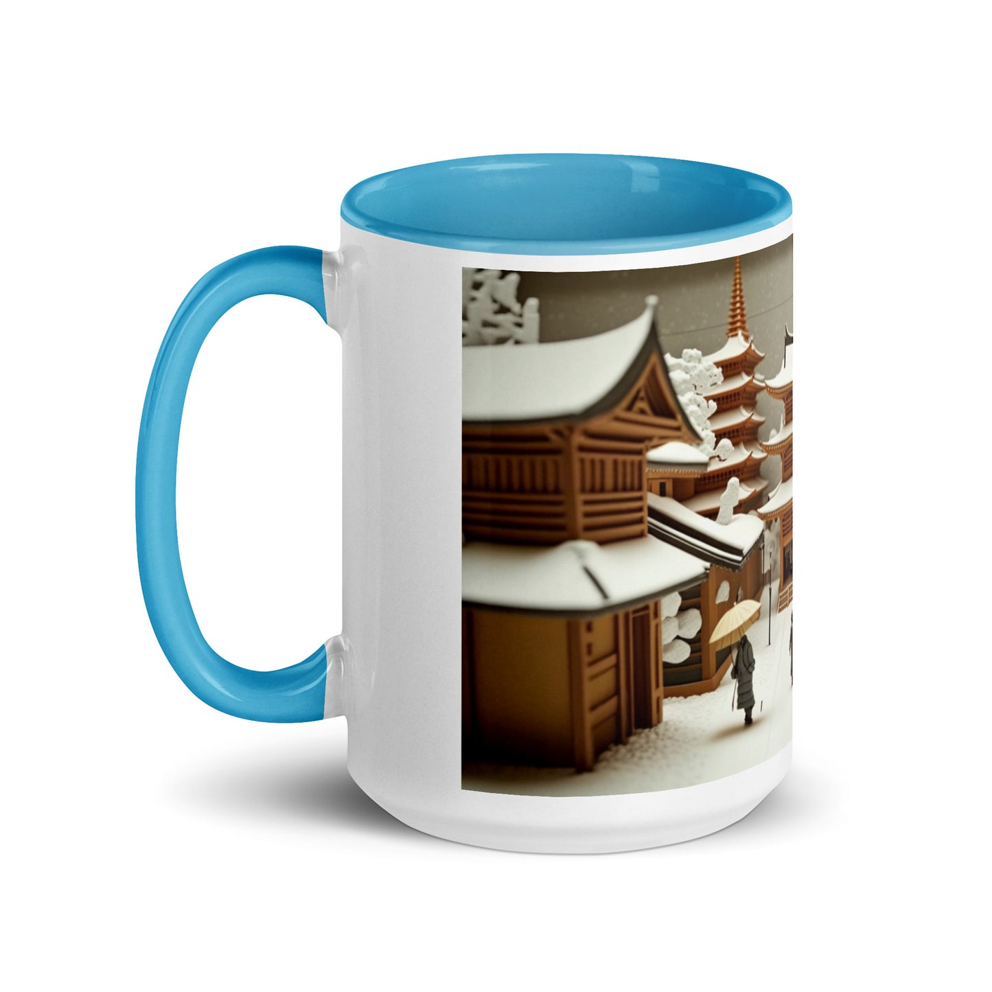 Asian Snow Series Print #10 - Mug with Color Inside