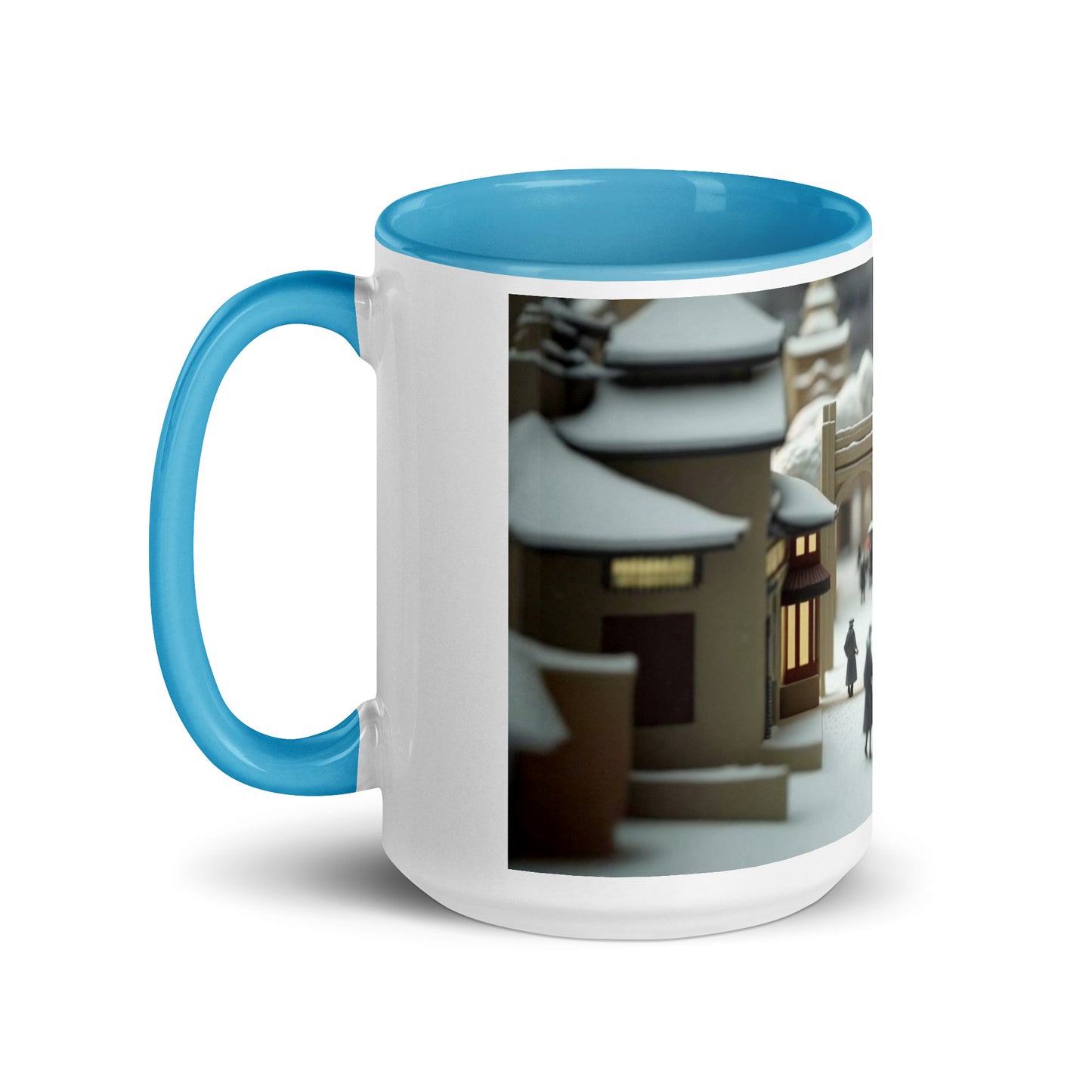 Asian Snow Series Print #9 - Mug with Color Inside