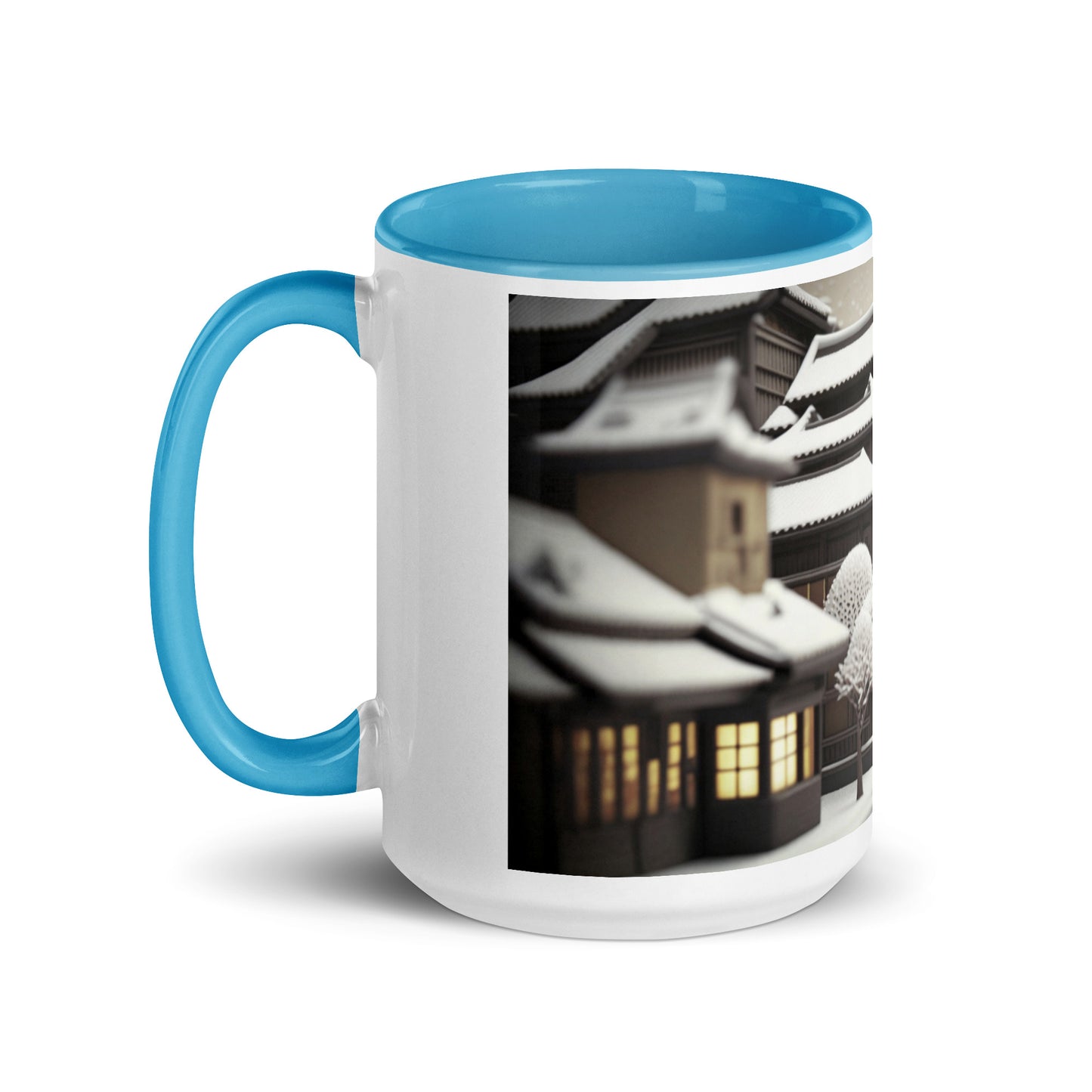 Asian Snow Series Print #7 - Mug with Color Inside