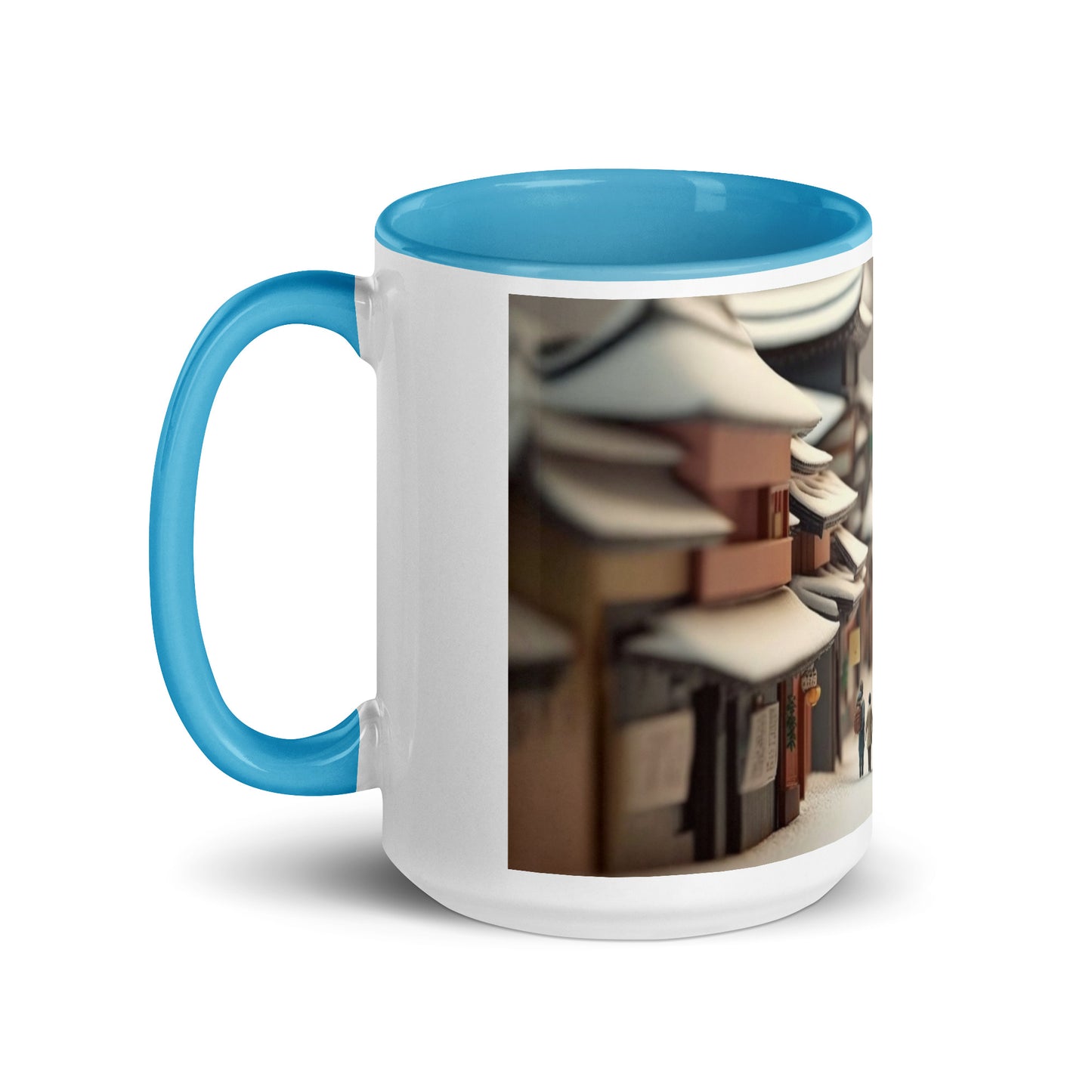 Asian Snow Series Print #6 - Mug with Color Inside