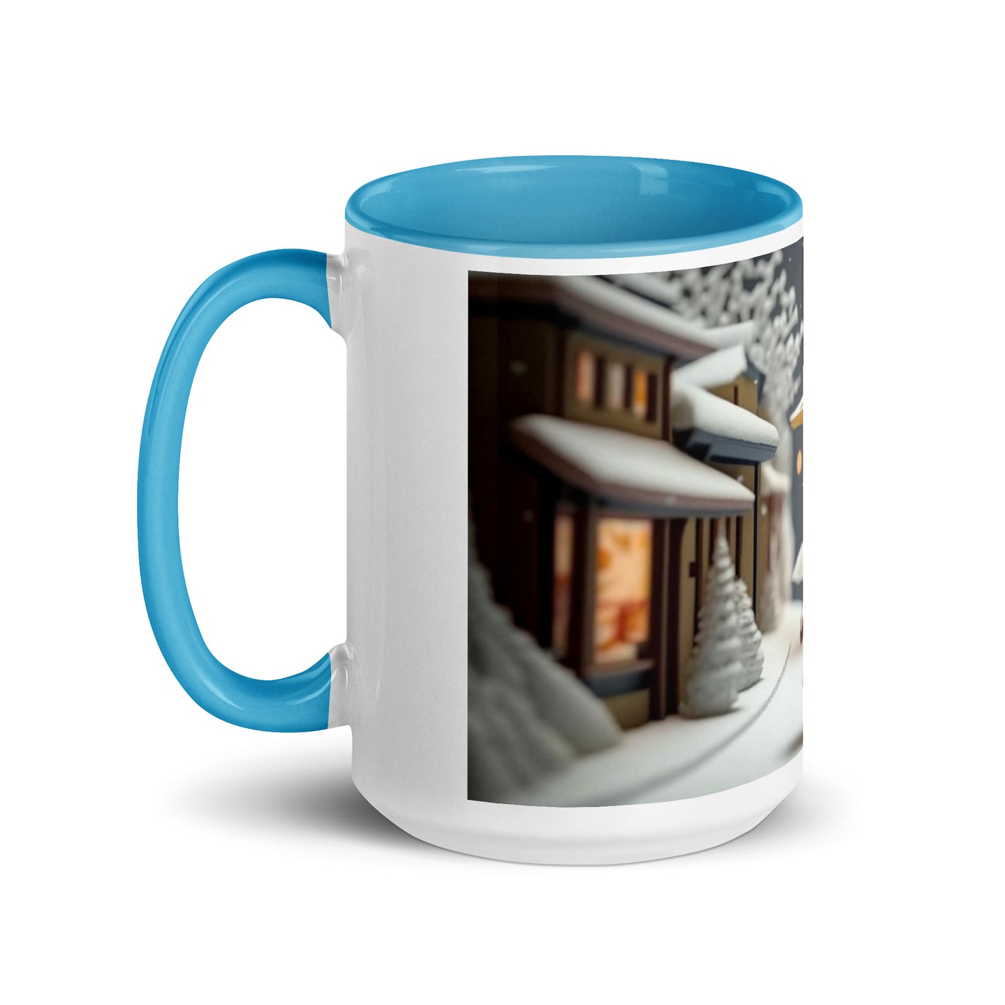 Asian Snow Series Print #5 - Mug with Color Inside