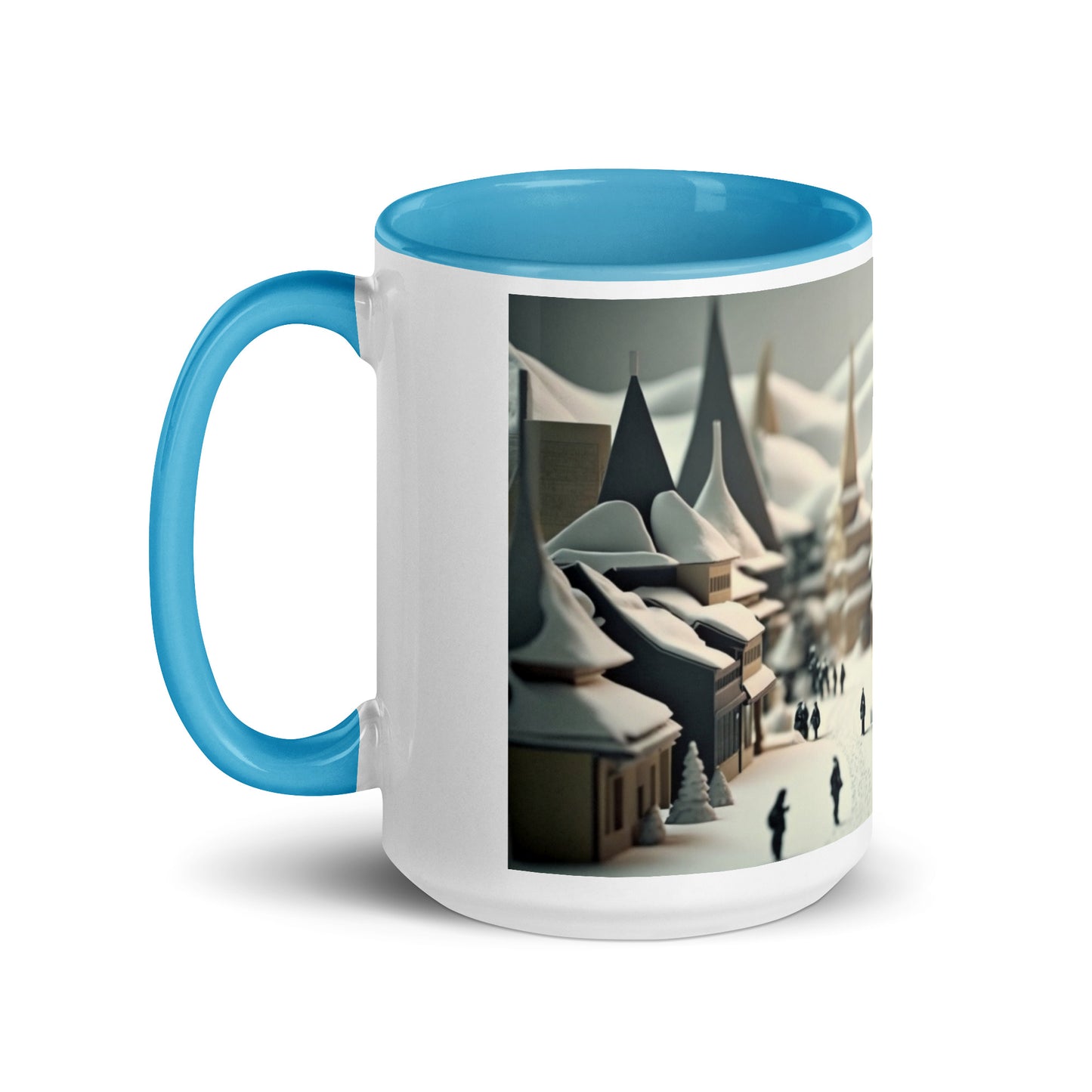 Asian Snow Series Print #1 - Mug with Color Inside