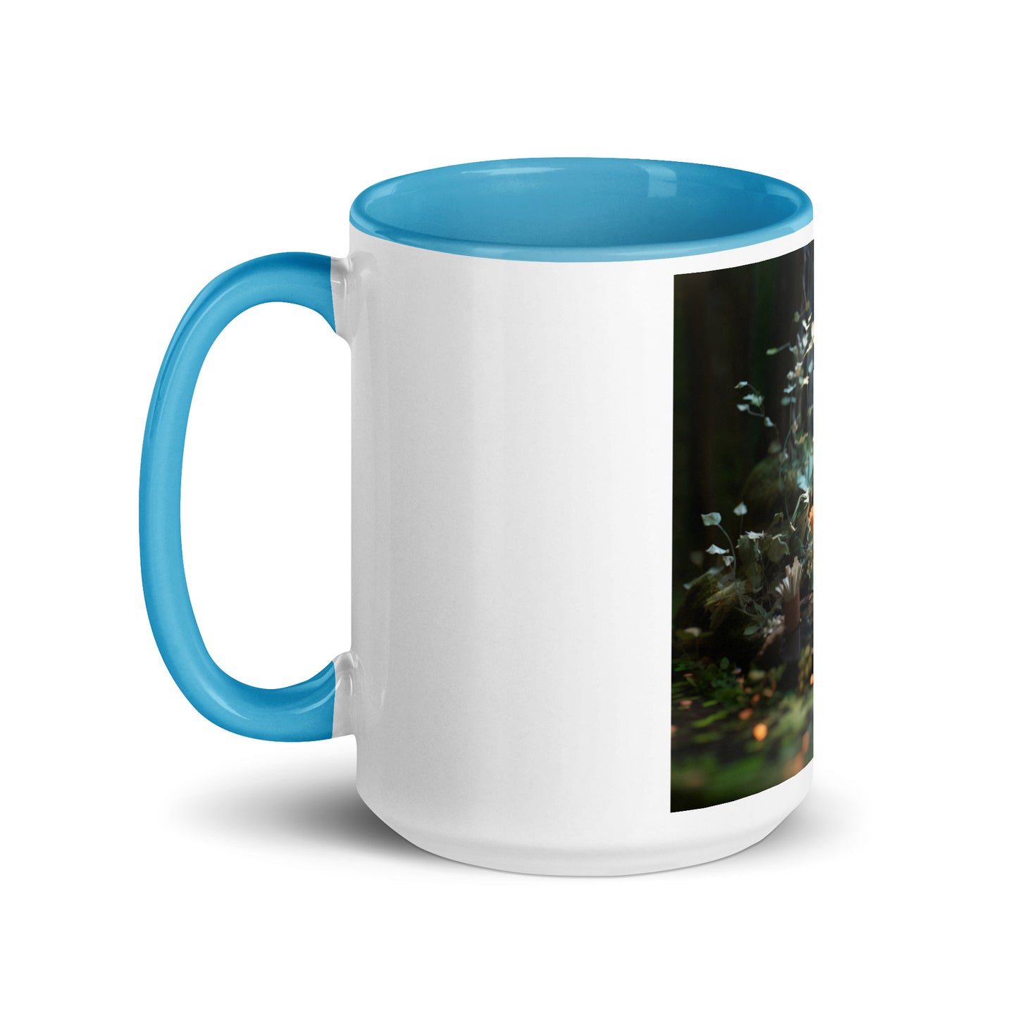 Relaxing By The Brook Series Print #1 - Mug with Color Inside