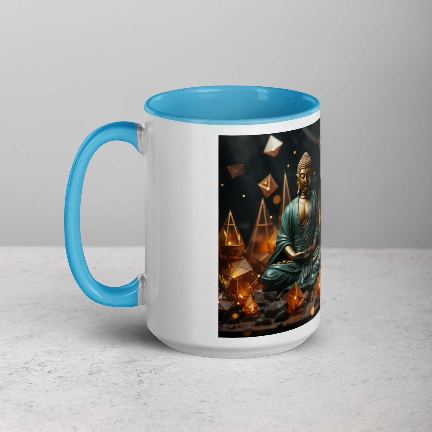 Ascending Buddha Series Print #4 - Mug with Color Inside