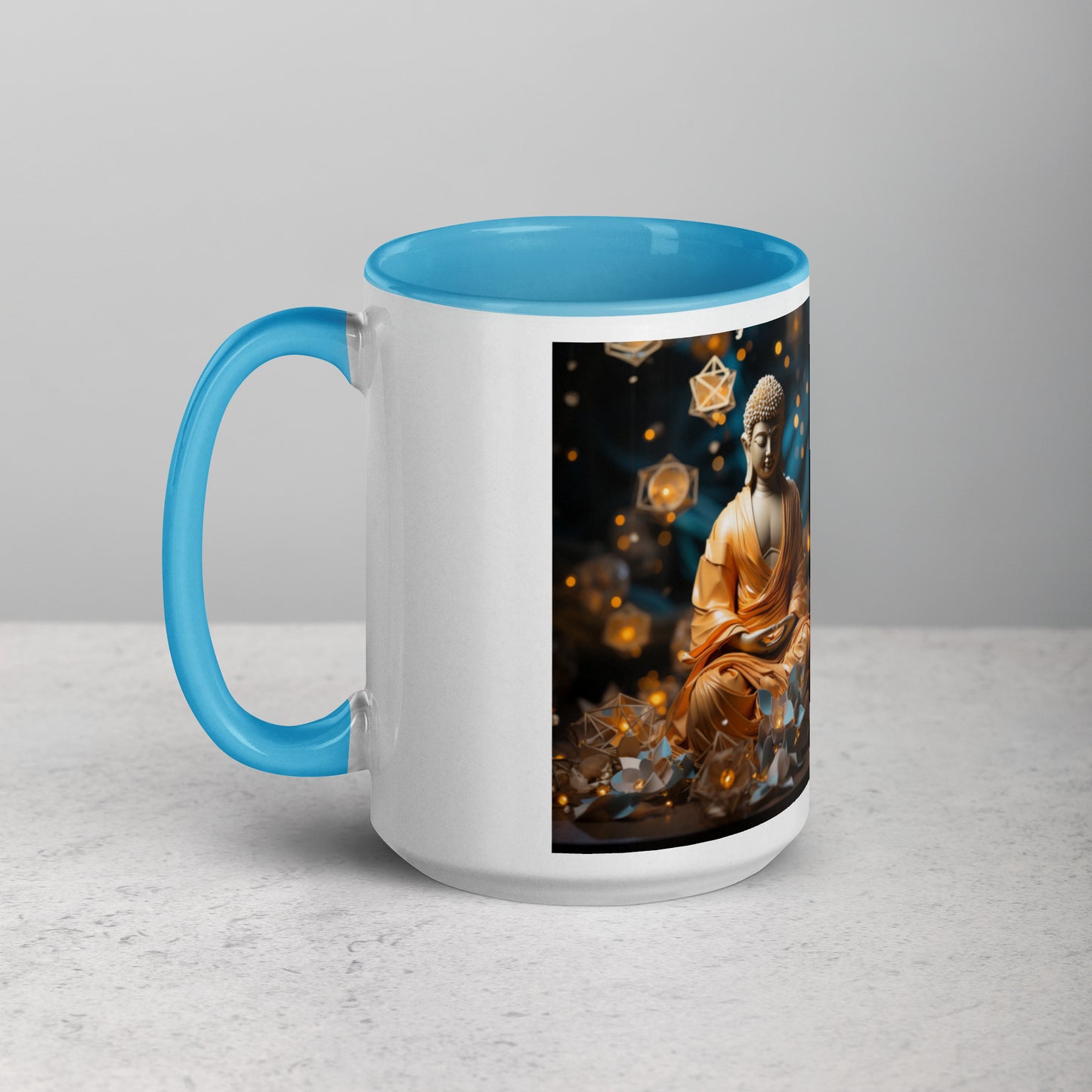 Ascending Buddha Series Print #8 - Mug with Color Inside