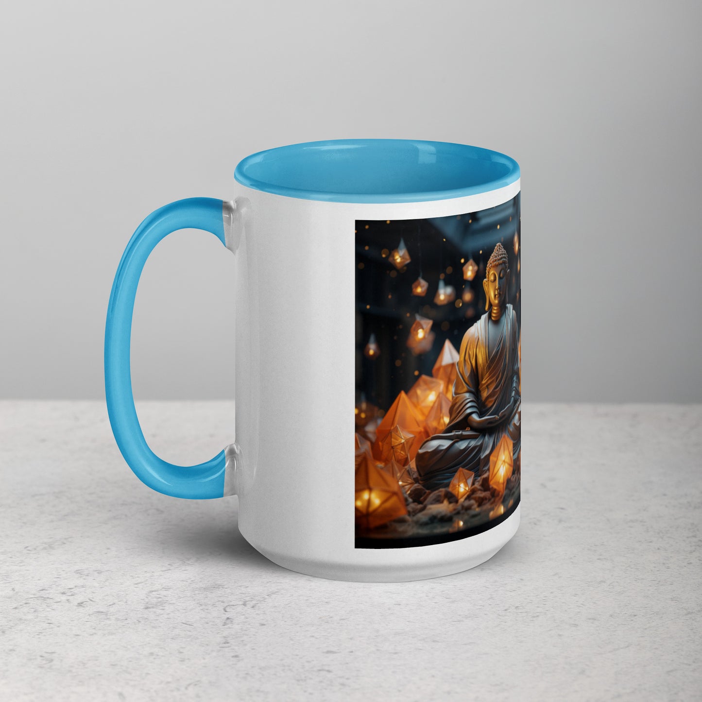 Ascending Buddha Series Print #10 - Mug with Color Inside