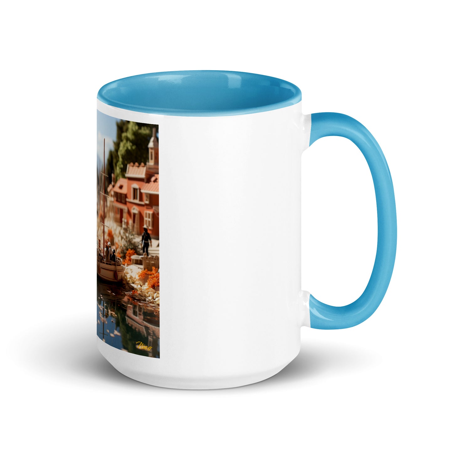 On The Docks By The Bay Series Print #6 - Mug with Color Inside