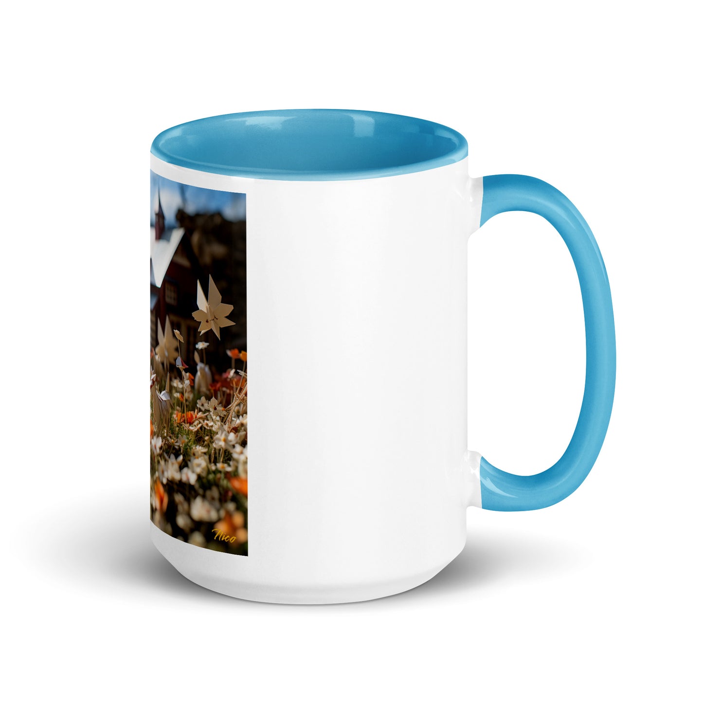 Meadow By The Farm Series Print #10 - Mug with Color Inside