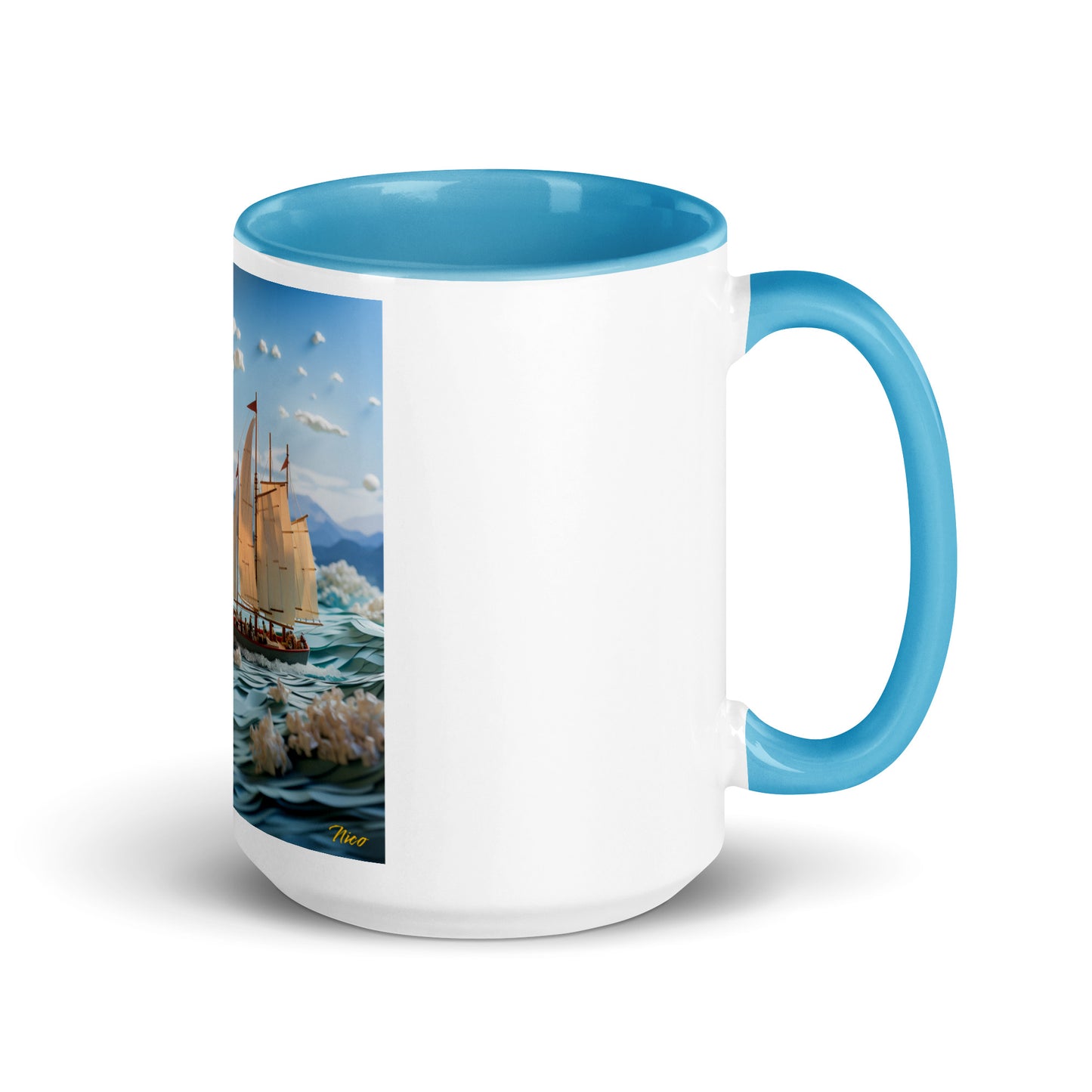 Into The Sunset Series Print #2 - Mug with Color Inside