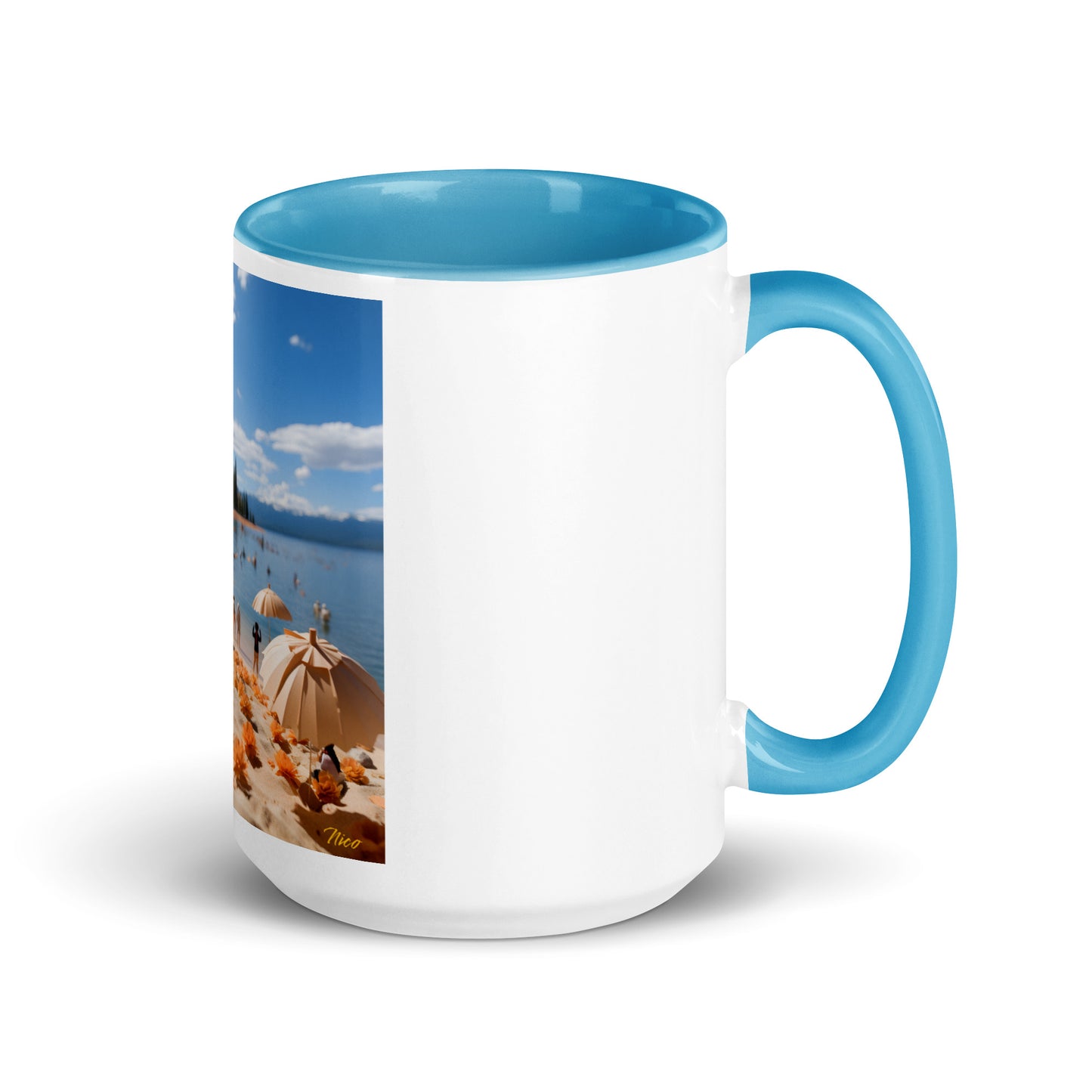 Atop The Mountain Lakeshore Series Print #8 - Mug with Color Inside