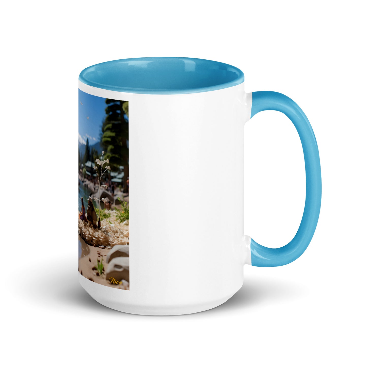 Atop The Mountain Lakeshore Series Print #7 - Mug with Color Inside