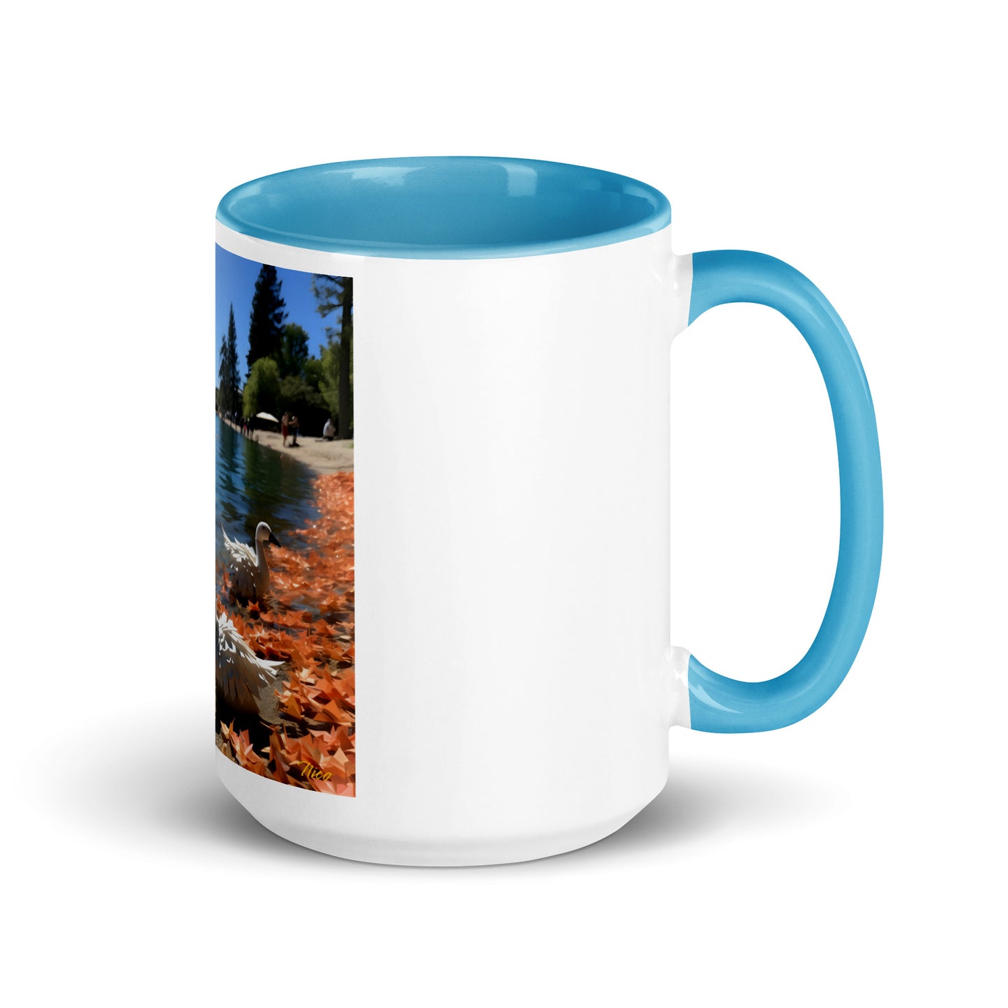 Atop The Mountain Lakeshore Series Print #2 - Mug with Color Inside