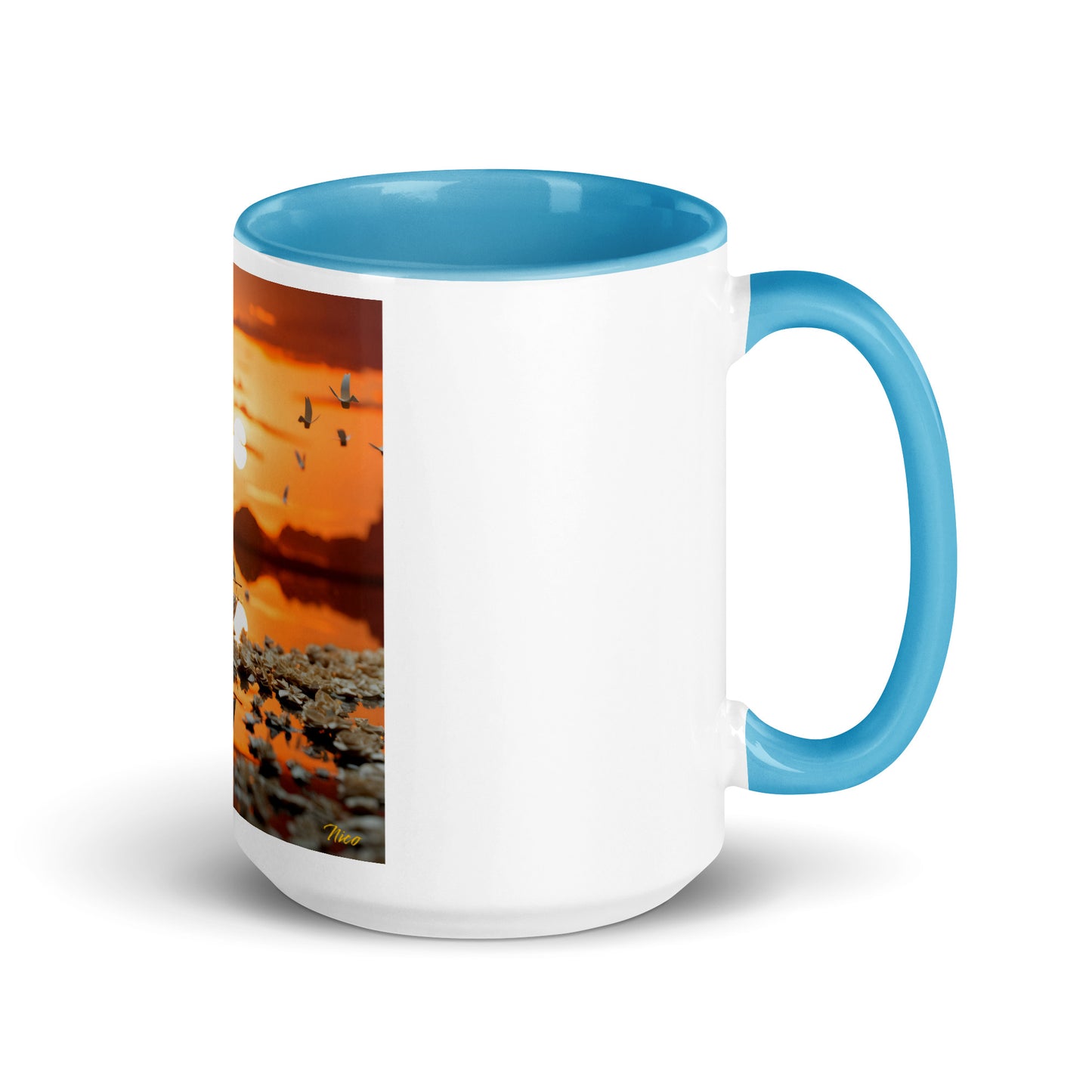 Into The Sunset Series Print #9 - Mug with Color Inside