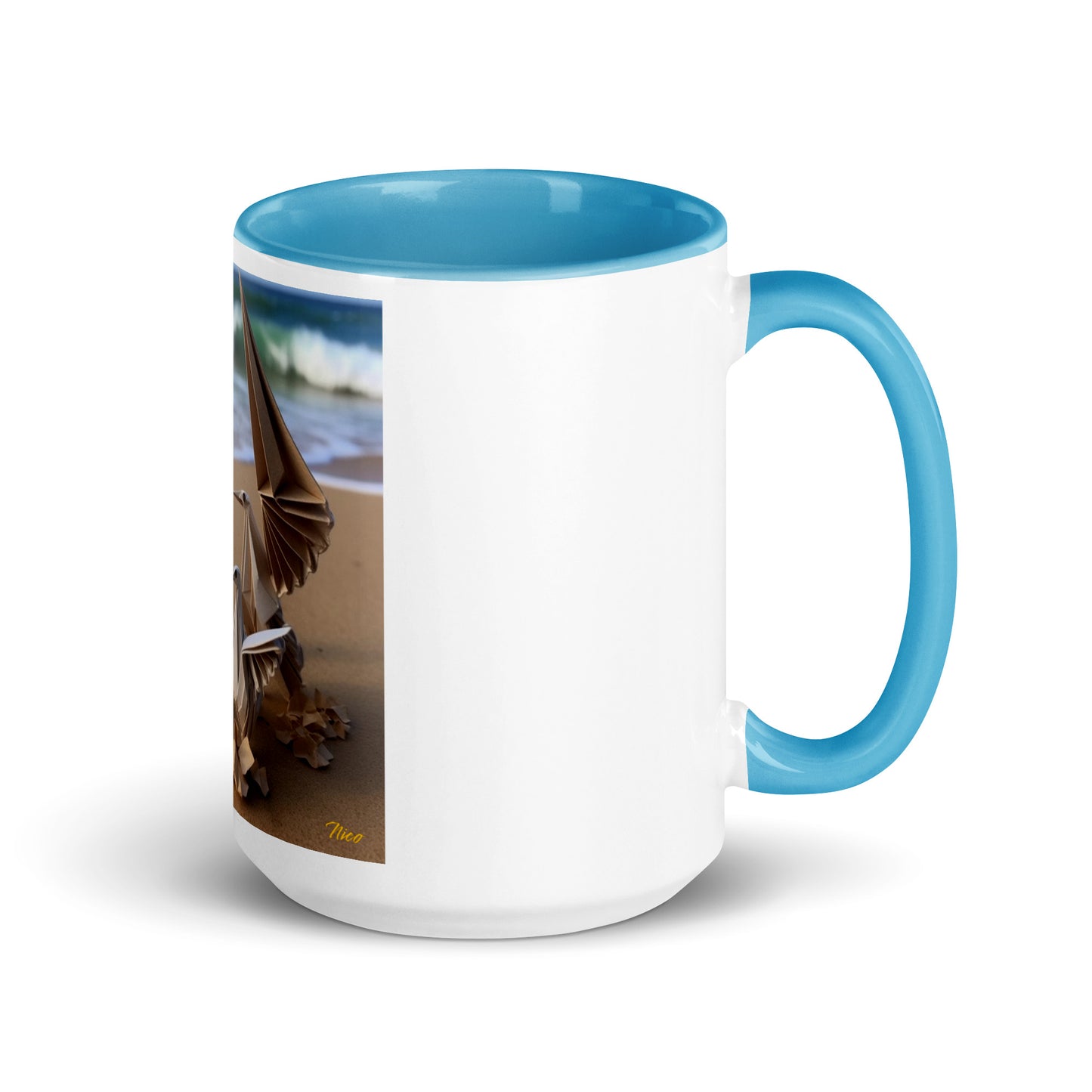 By The Seaside Series Print #1 - Mug with Color Inside