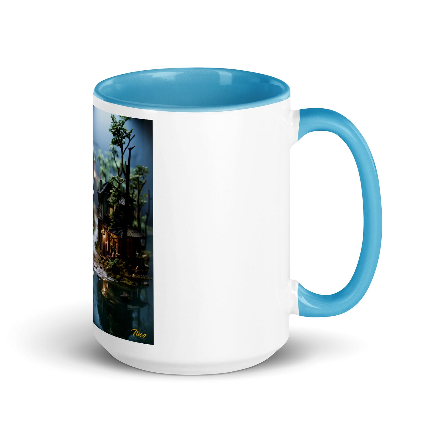 Born On A Bayou Series Print #3 - Mug with Color Inside