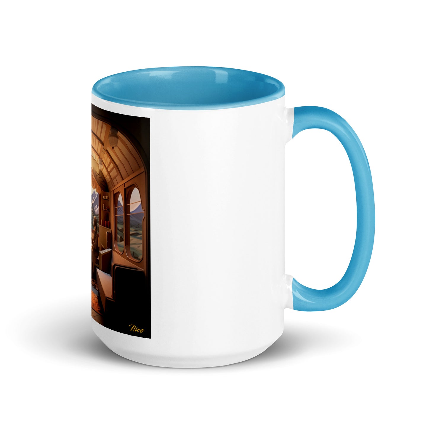 Orient Express Series Print #10 - Mug with Color Inside