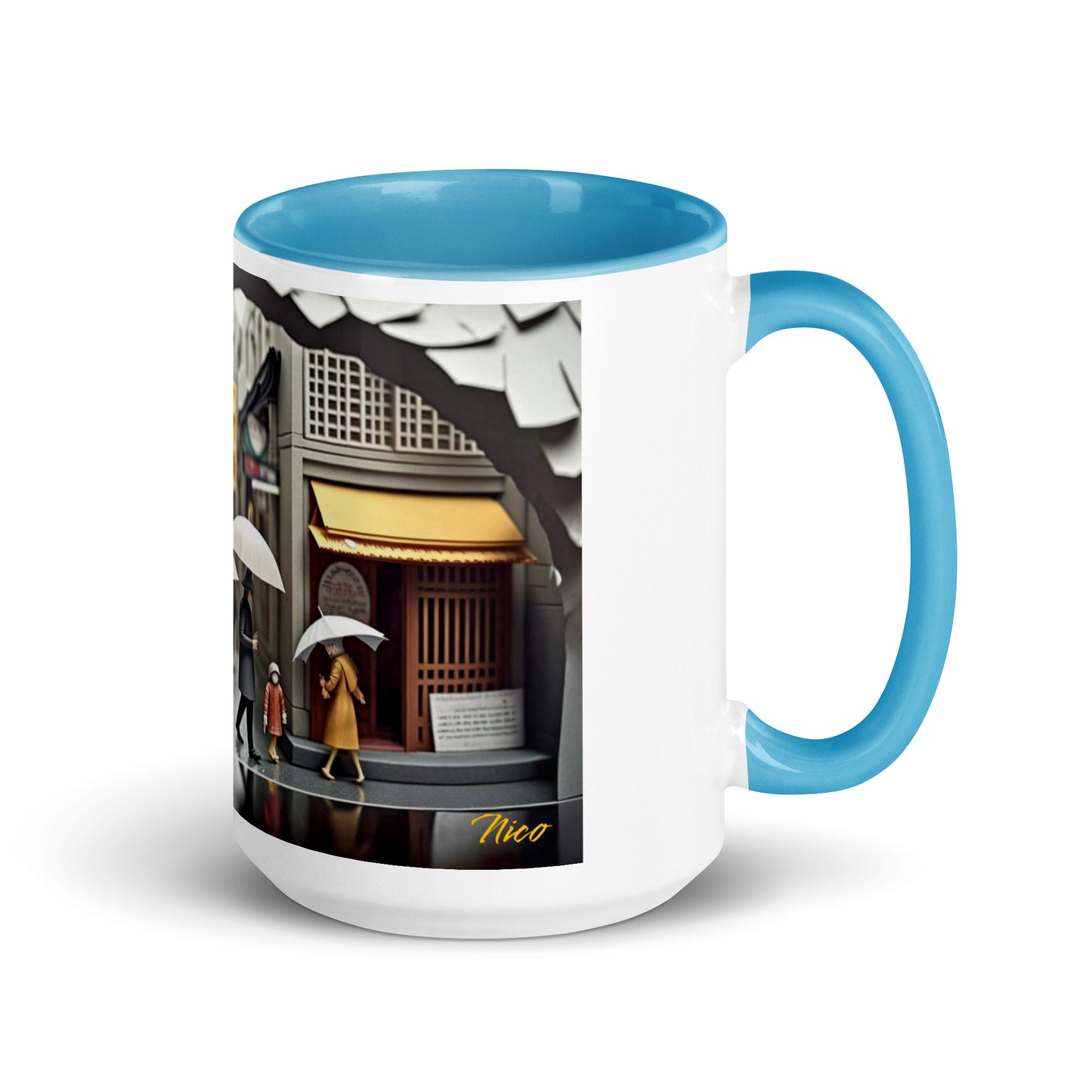 Rainy Days And Mondays Series Print #1 - Mug with Color Inside