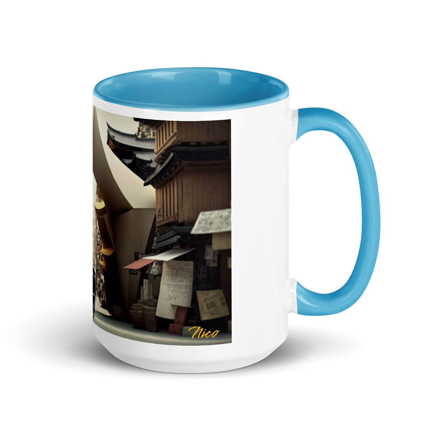 Via The Metropolis Series Print #8 - Mug with Color Inside