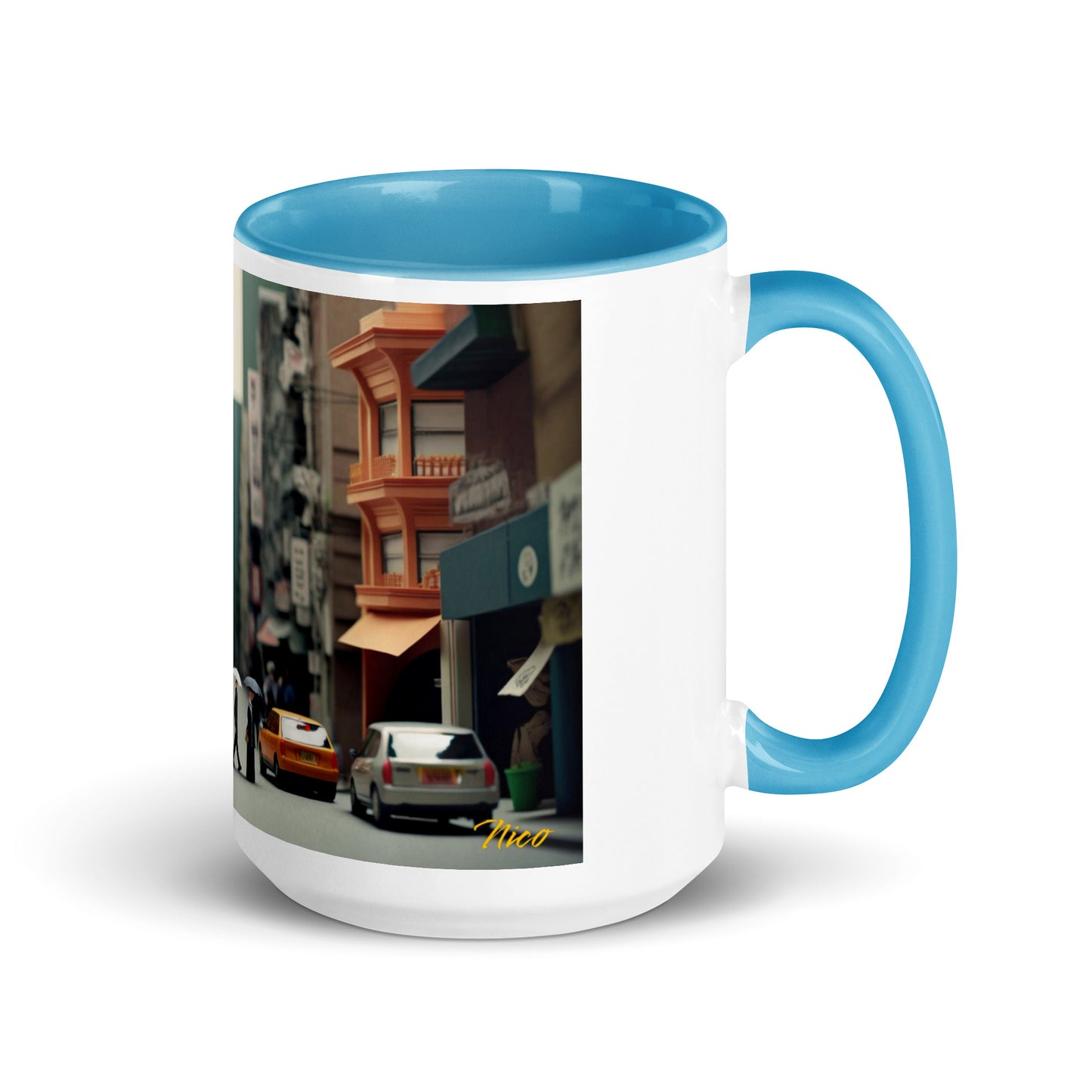 Via The Metropolis Series Print #7 - Mug with Color Inside