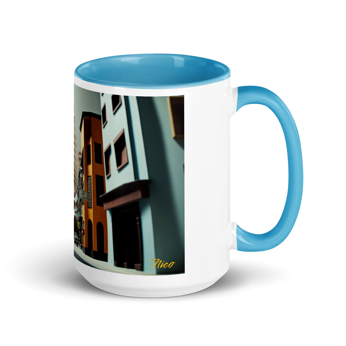 Via The Metropolis Series Print #1 - Mug with Color Inside