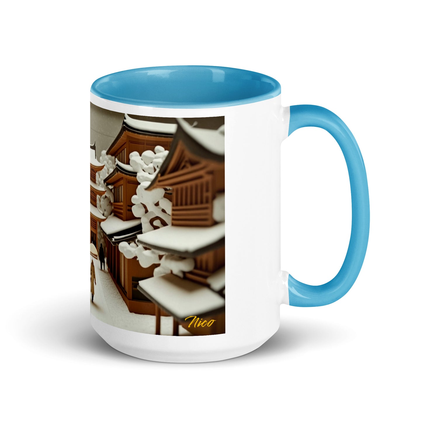 Asian Snow Series Print #10 - Mug with Color Inside