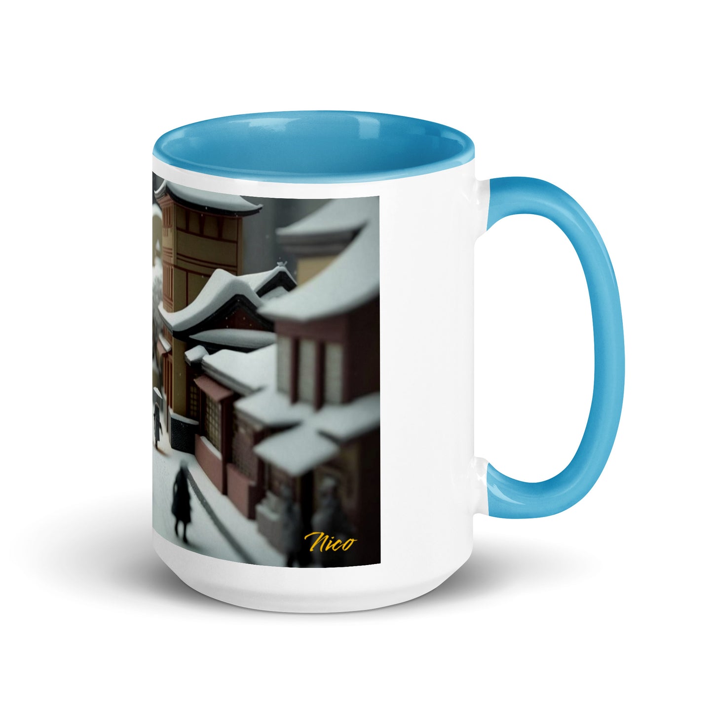 Asian Snow Series Print #9 - Mug with Color Inside